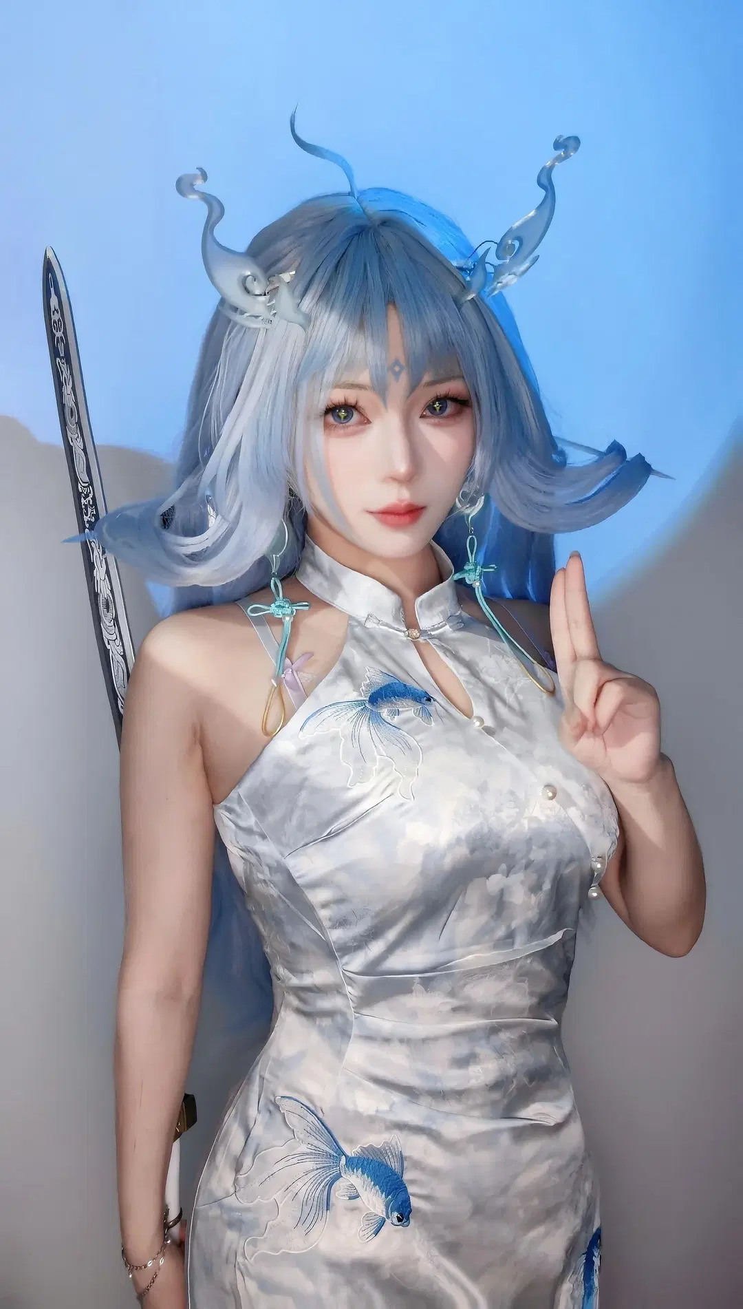 【秧秧·玄翎コスプレ】『鳴潮』夢州F4の撮影を完了、C服の到着を心待ちに - 三鹿鹿鹿与新城 - 4枚目