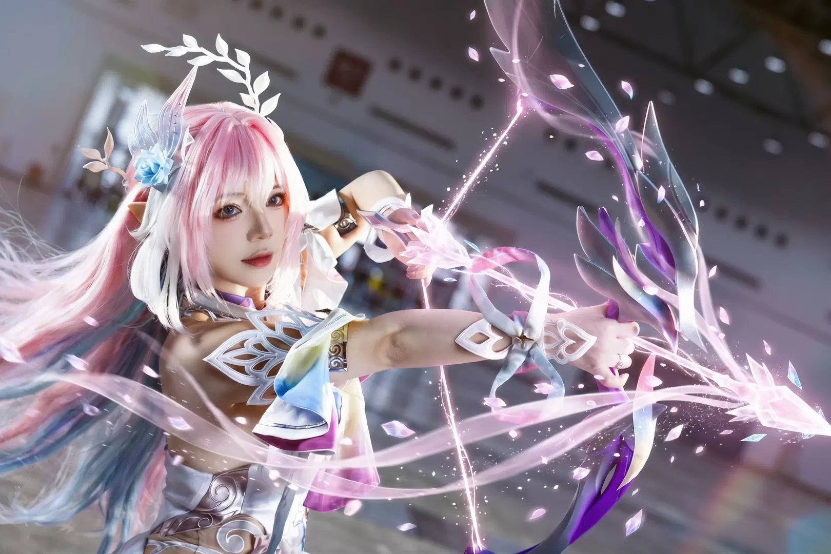 崩坏星穹铁道, 魔法少女, 漫展场照, 大昔涟cos, 精灵弓箭手