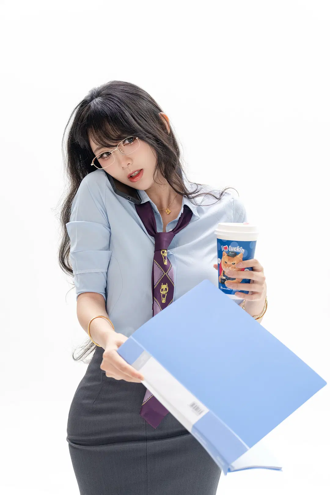 White Cyclorama Shoot: Workplace Elite Business attire styling Log by 雾亥 - Image 7