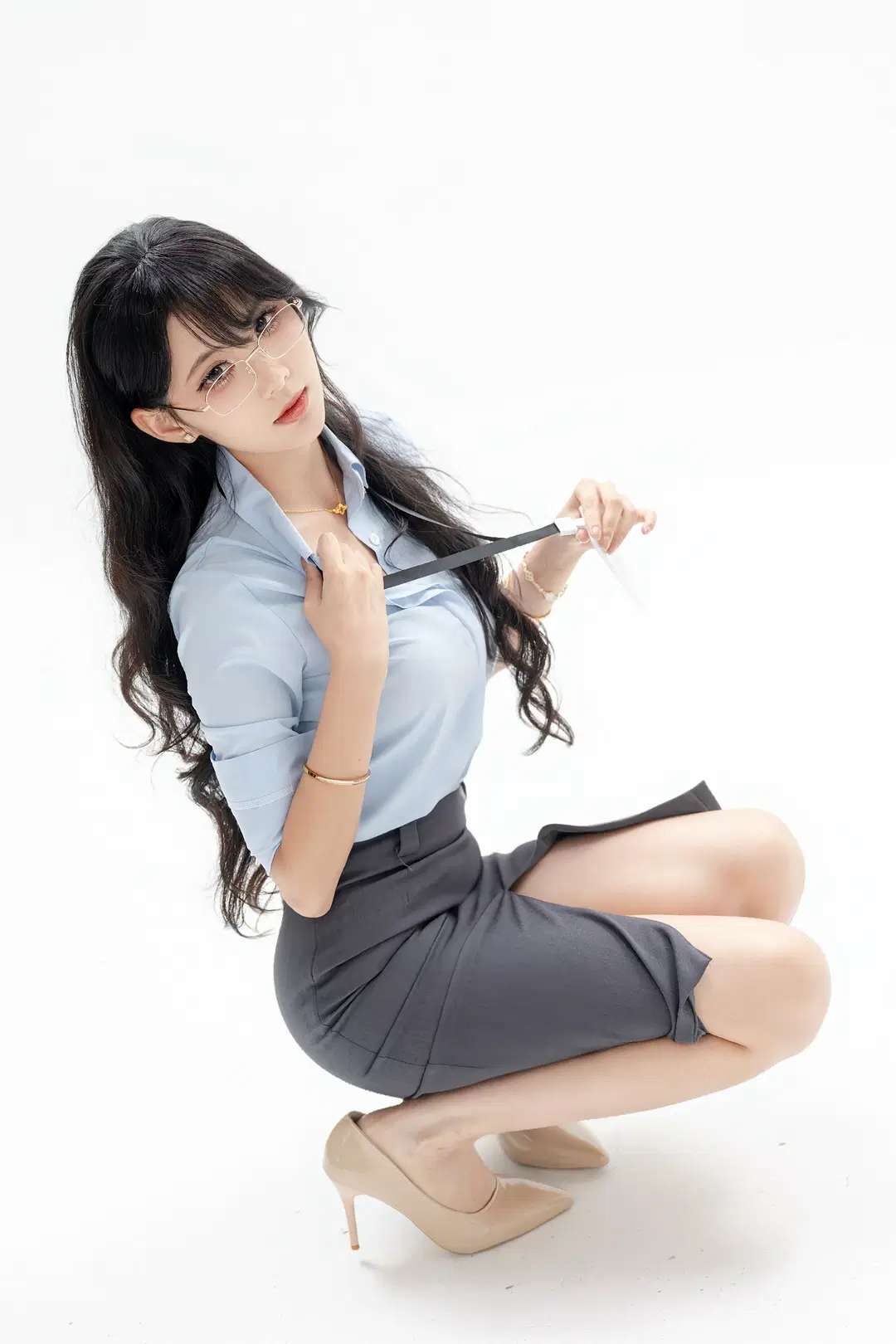 White Cyclorama Shoot: Workplace Elite Business attire styling Log by 雾亥 - Image 8