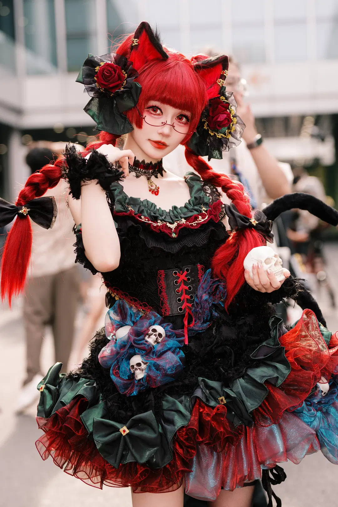 [Kaenbyou Rin cosplay] Gothic Lolita Styling from Touhou Chireiden ~ Subterranean Animism by 毛风狸花猫 - Image 2