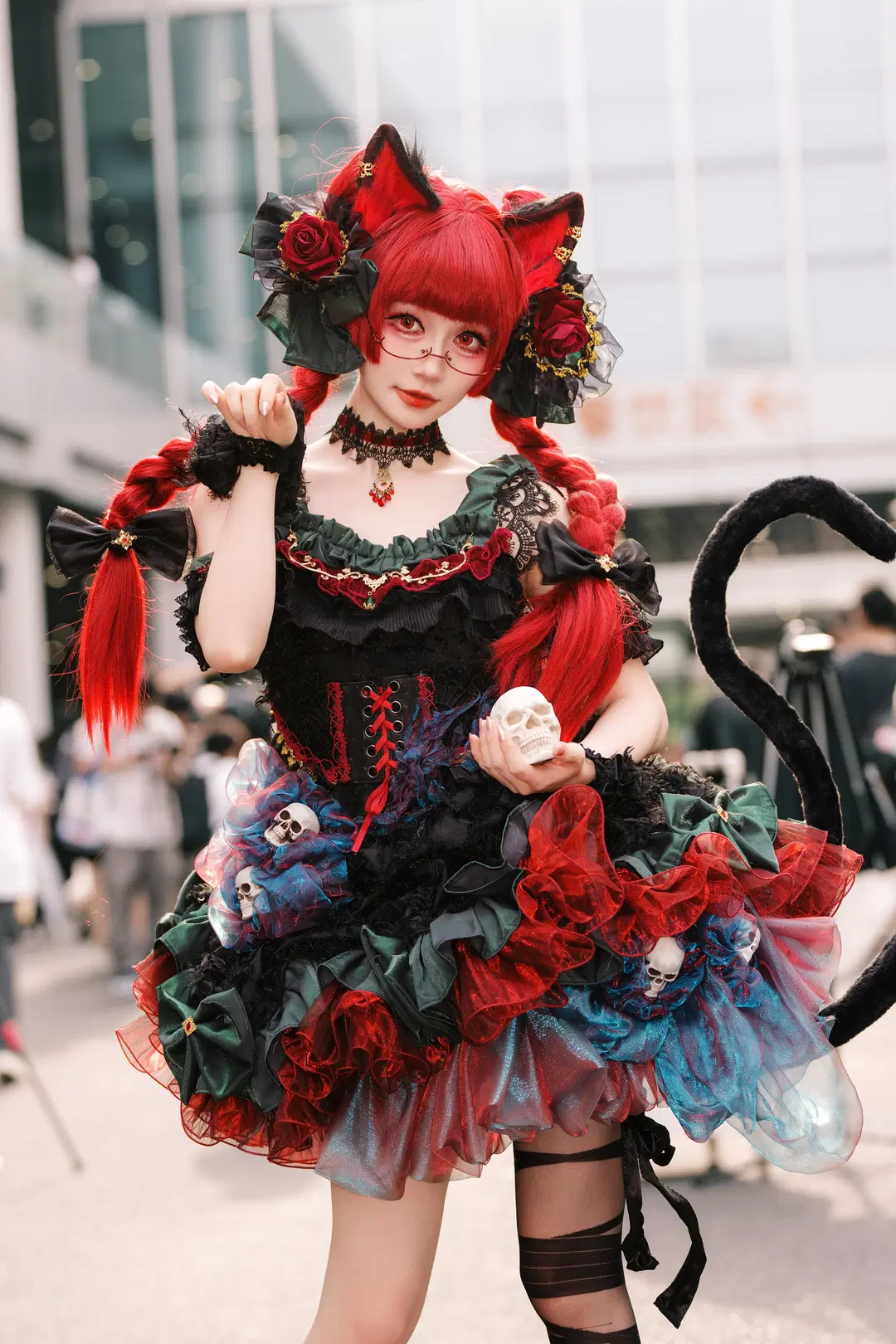 [Kaenbyou Rin cosplay] Gothic Lolita Styling from Touhou Chireiden ~ Subterranean Animism by 毛风狸花猫 - Image 3