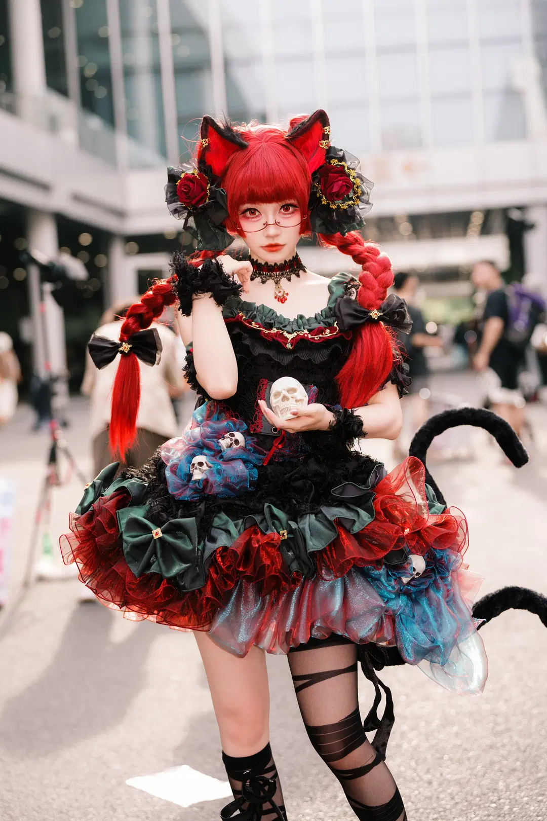 [Kaenbyou Rin cosplay] Gothic Lolita Styling from Touhou Chireiden ~ Subterranean Animism by 毛风狸花猫 - Image 4