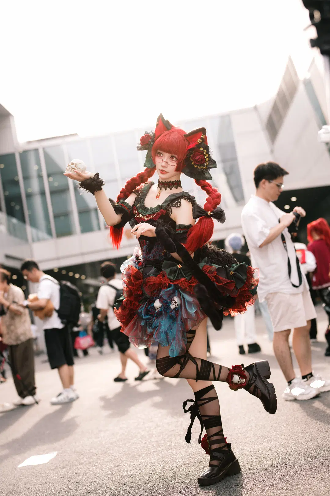 [Kaenbyou Rin cosplay] Gothic Lolita Styling from Touhou Chireiden ~ Subterranean Animism by 毛风狸花猫 - Image 7