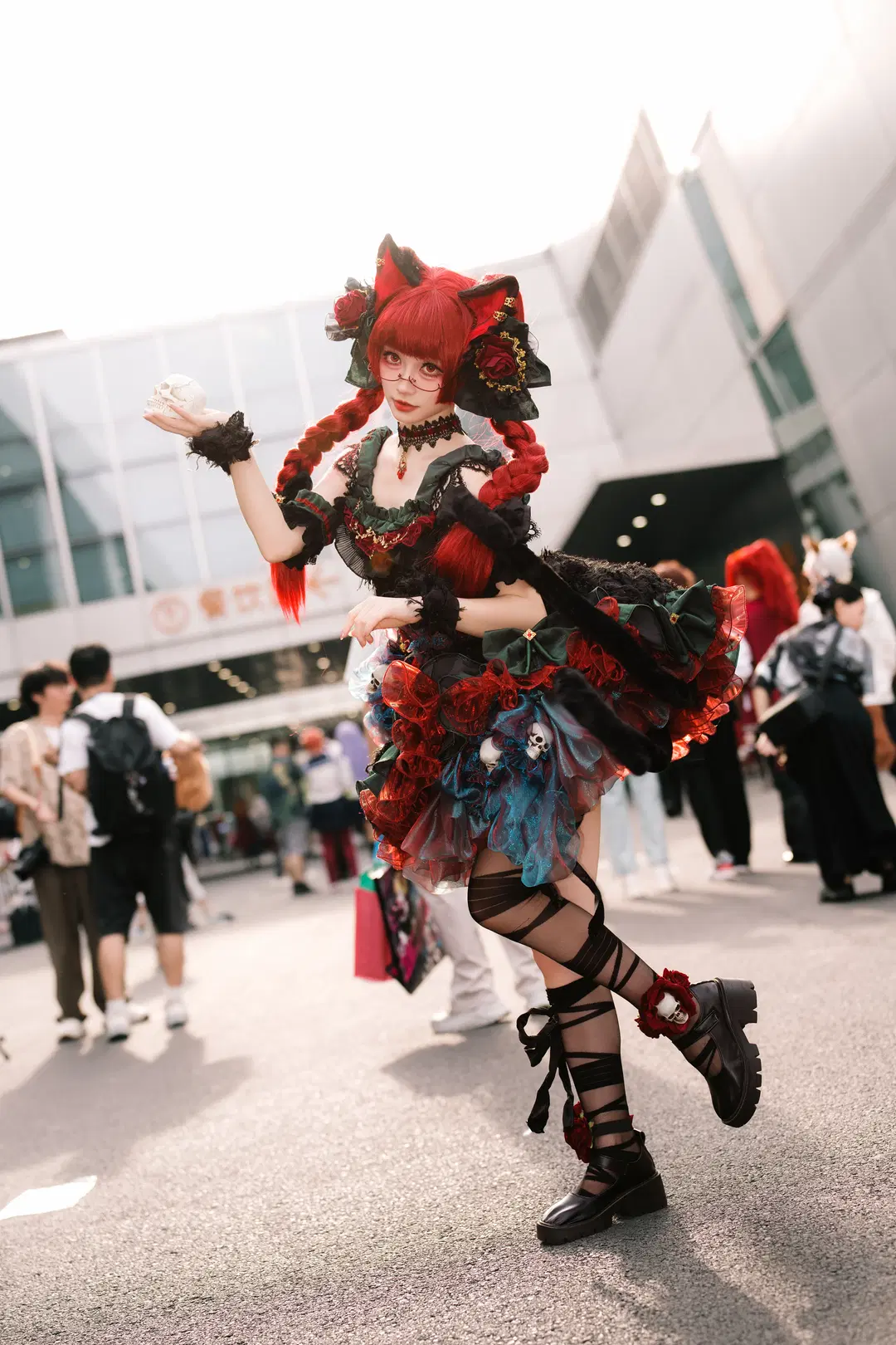 [Kaenbyou Rin cosplay] Gothic Lolita Styling from Touhou Chireiden ~ Subterranean Animism by 毛风狸花猫 - Image 8