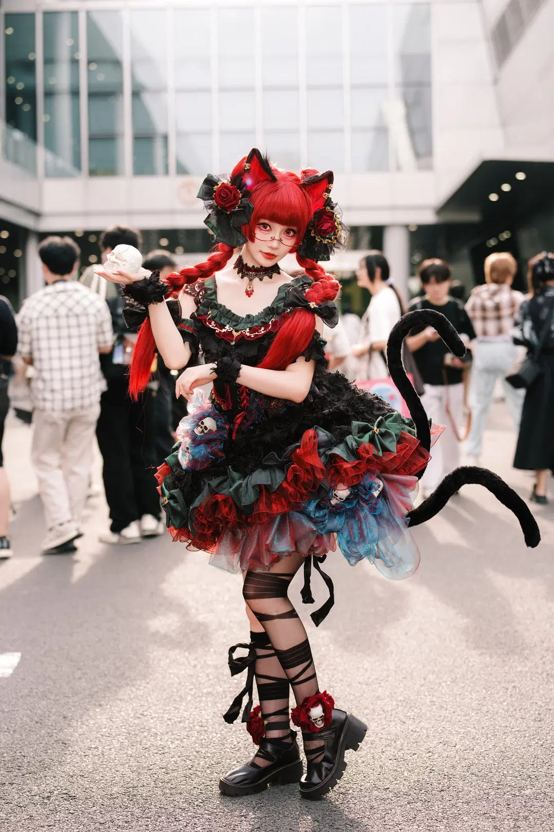 [Kaenbyou Rin cosplay] Gothic Lolita Styling from Touhou Chireiden ~ Subterranean Animism by 毛风狸花猫 - Image 9