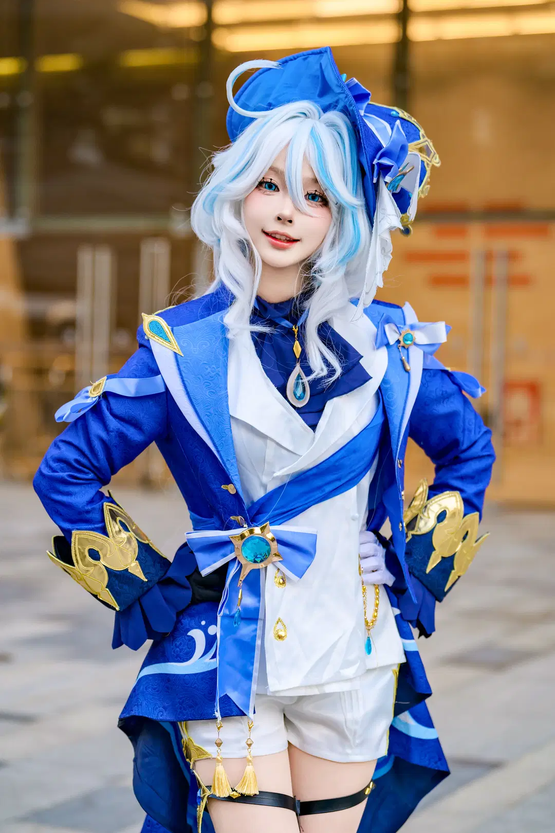 【芙宁娜cos】原神漫展现场的水神扮演记录 - 毛风狸花猫 - 第3张