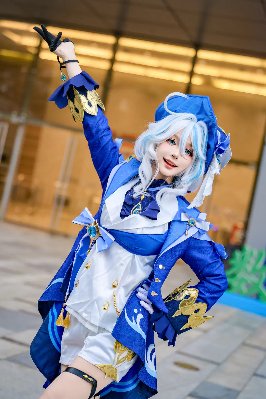 【芙宁娜cos】原神漫展现场的水神扮演记录 - 毛风狸花猫 - 第4张