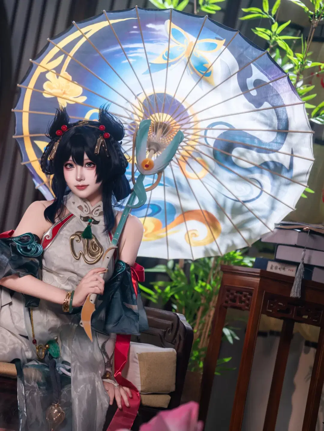 【公孫離cos】王者榮耀離恨煙，中秋滿月下的國風之美 - YH在漫展📷 - 第7張