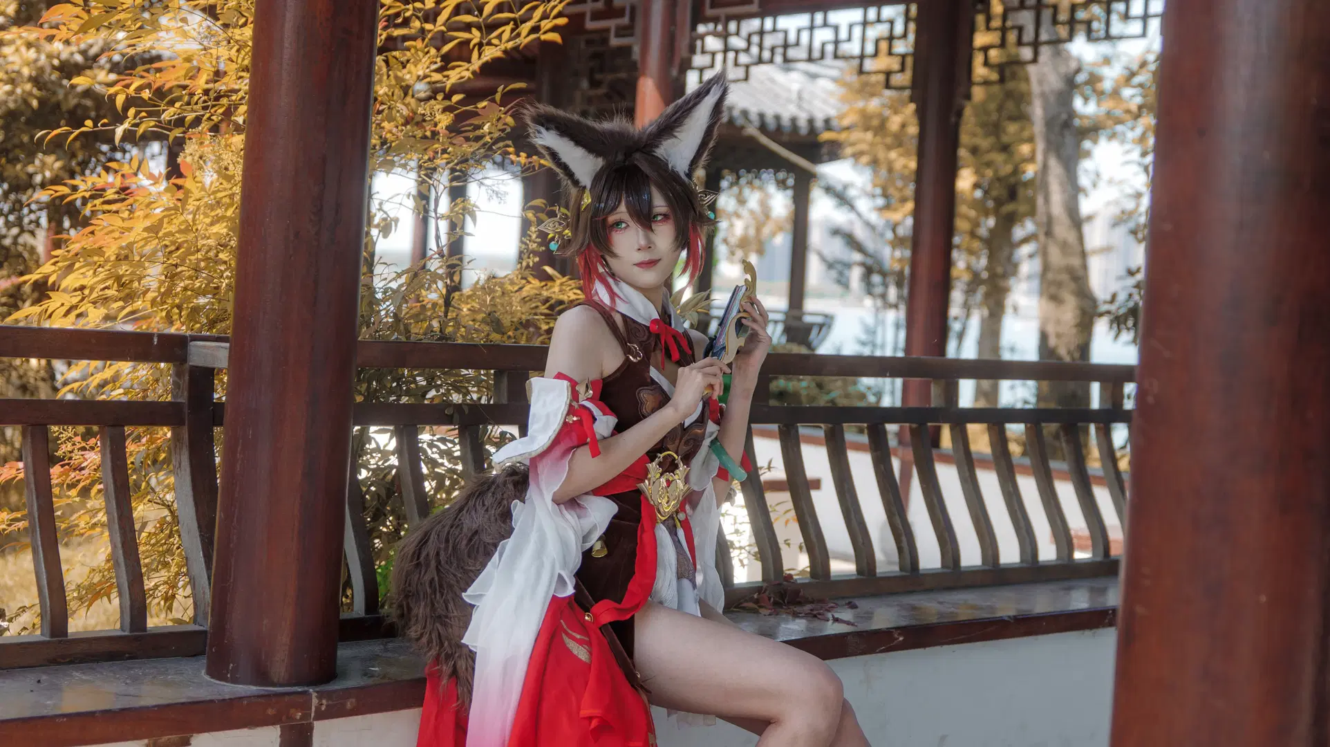 崩坏星穹铁道, 停云cos, 国风cos, 兽耳cos, 中秋cos