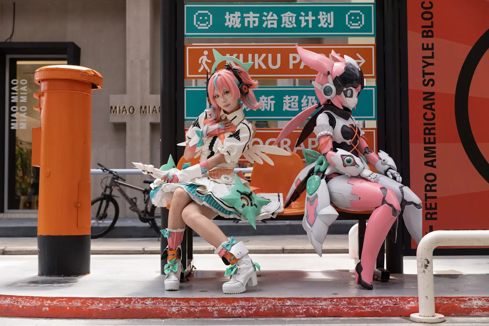 【愛芮cos】絕區零妄想天使主唱街頭待命 - 颜微moke - 第4張