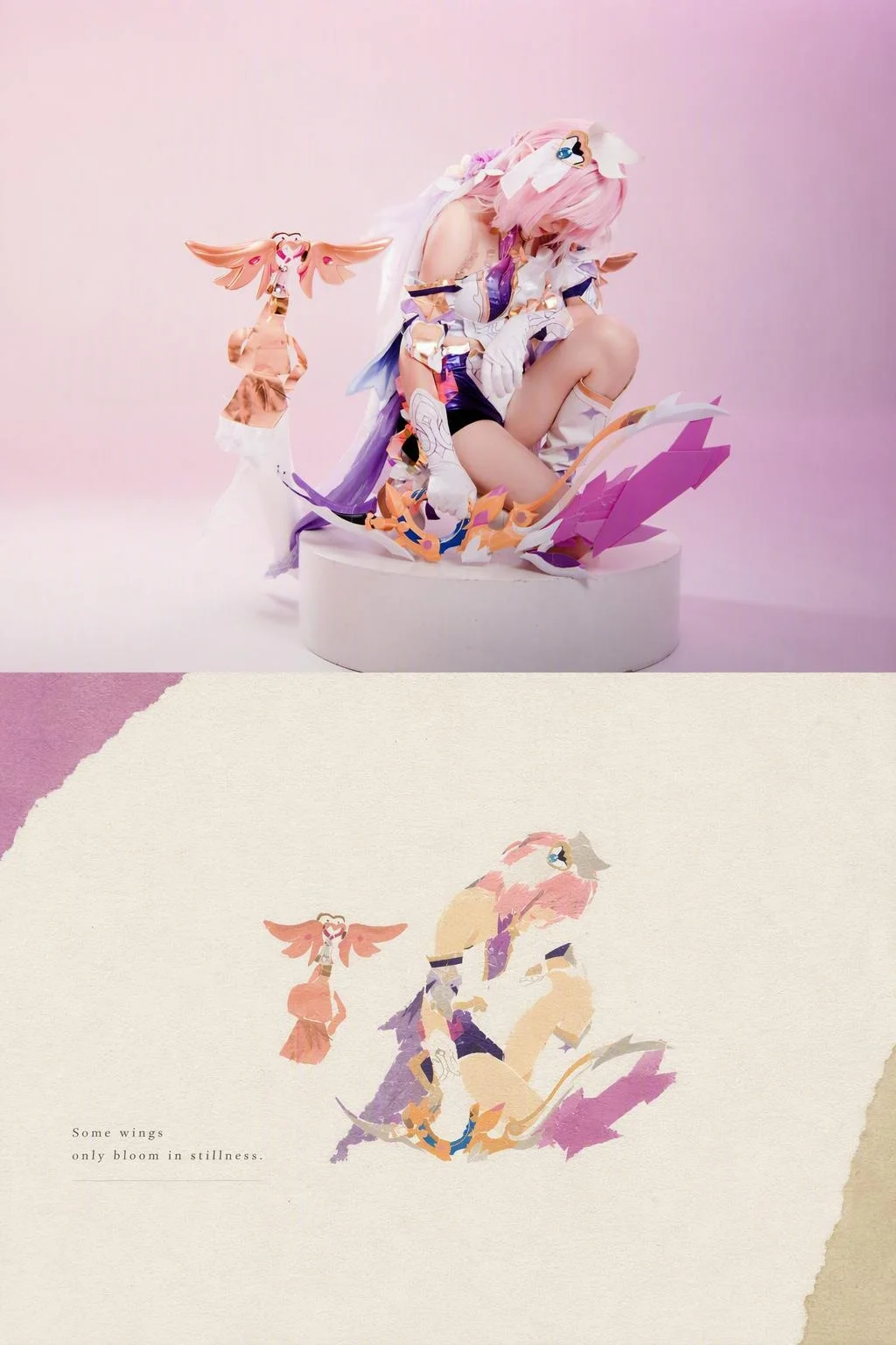 【爱莉希雅cos】崩坏三粉色法杖少女的拍摄记录 - GG - 第2张