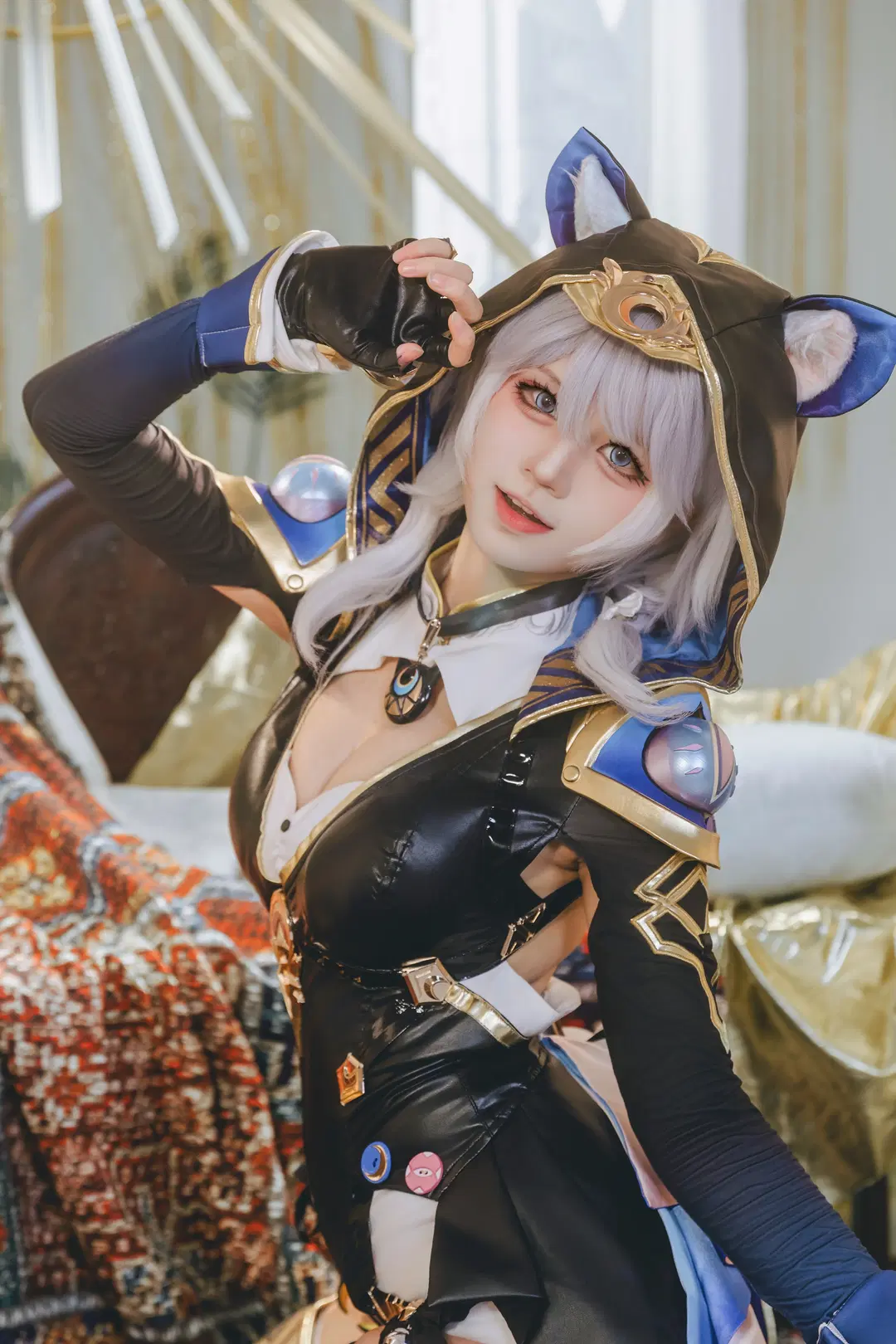 【赛飞儿cos】崩坏星穹铁道里的猫耳小贼，藏匿于财宝之间 - 墨离 - 第2张
