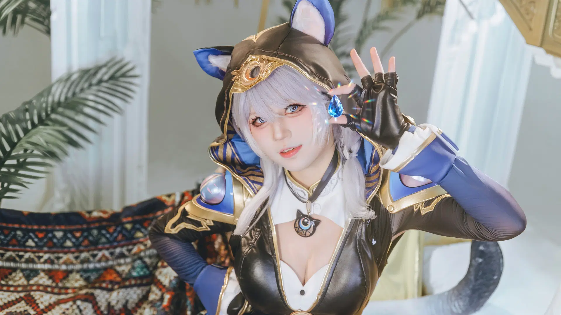 【赛飞儿cos】崩坏星穹铁道里的猫耳小贼，藏匿于财宝之间 - 墨离 - 第4张