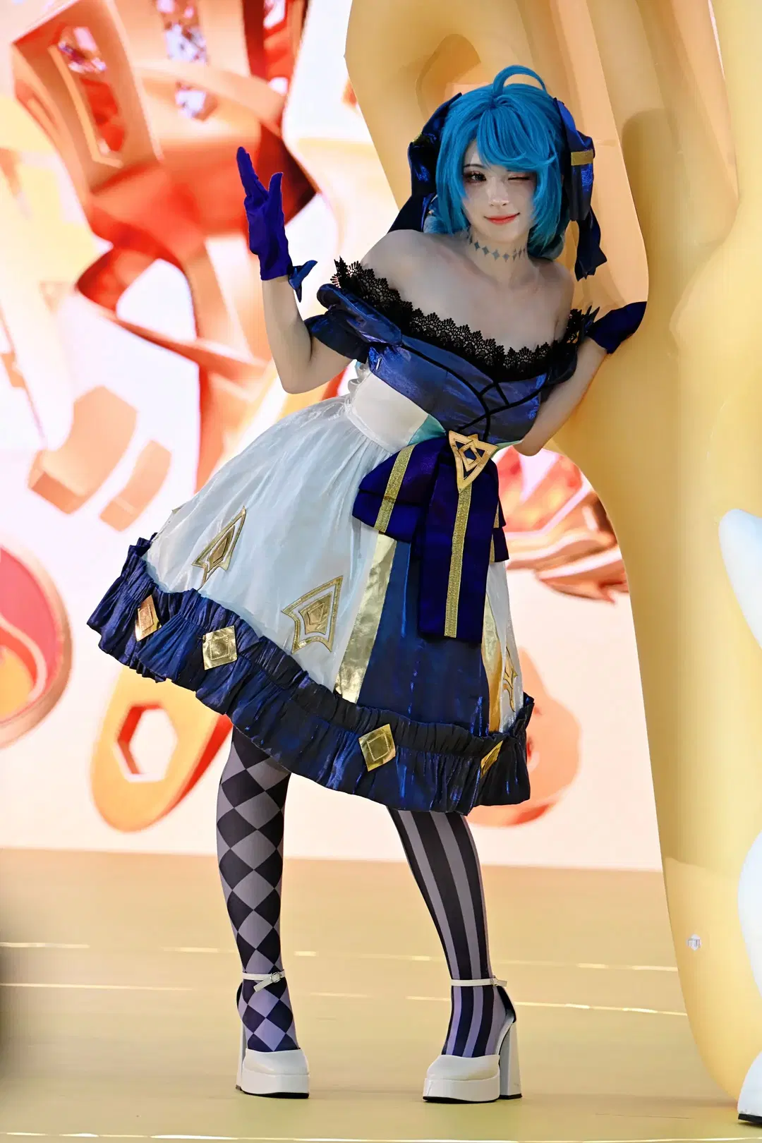 【格温cos】金铲铲之战五周年，小小格温的线下甜酷体验 - 不慌Davonte - 第5张
