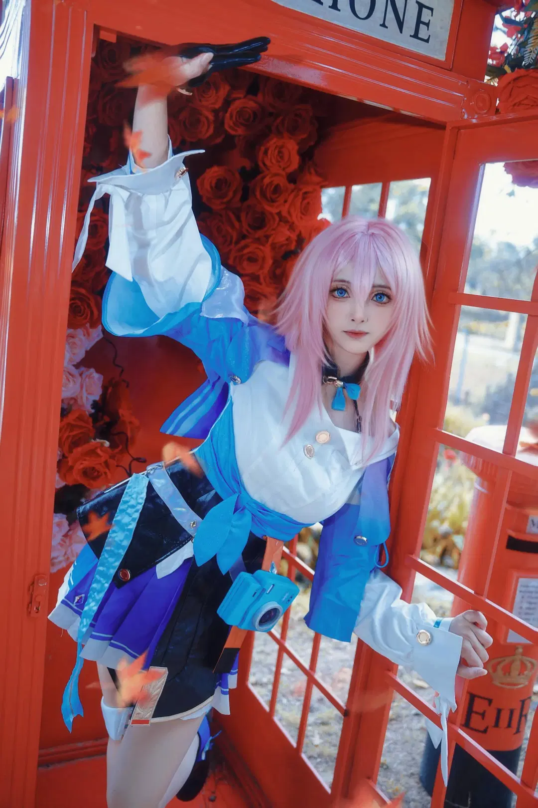 【三月七cos】星穹铁道里的粉色元气少女 - 倾寒 - 第3张