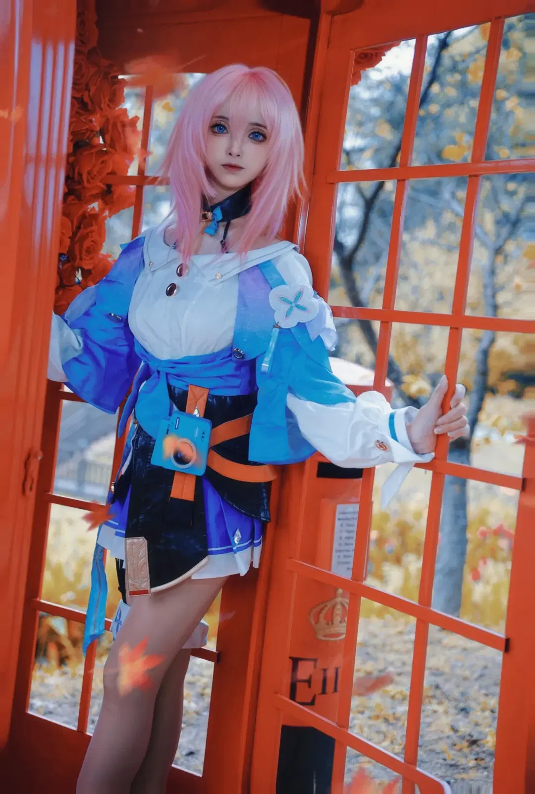 【三月七cos】星穹铁道里的粉色元气少女 - 倾寒 - 第4张