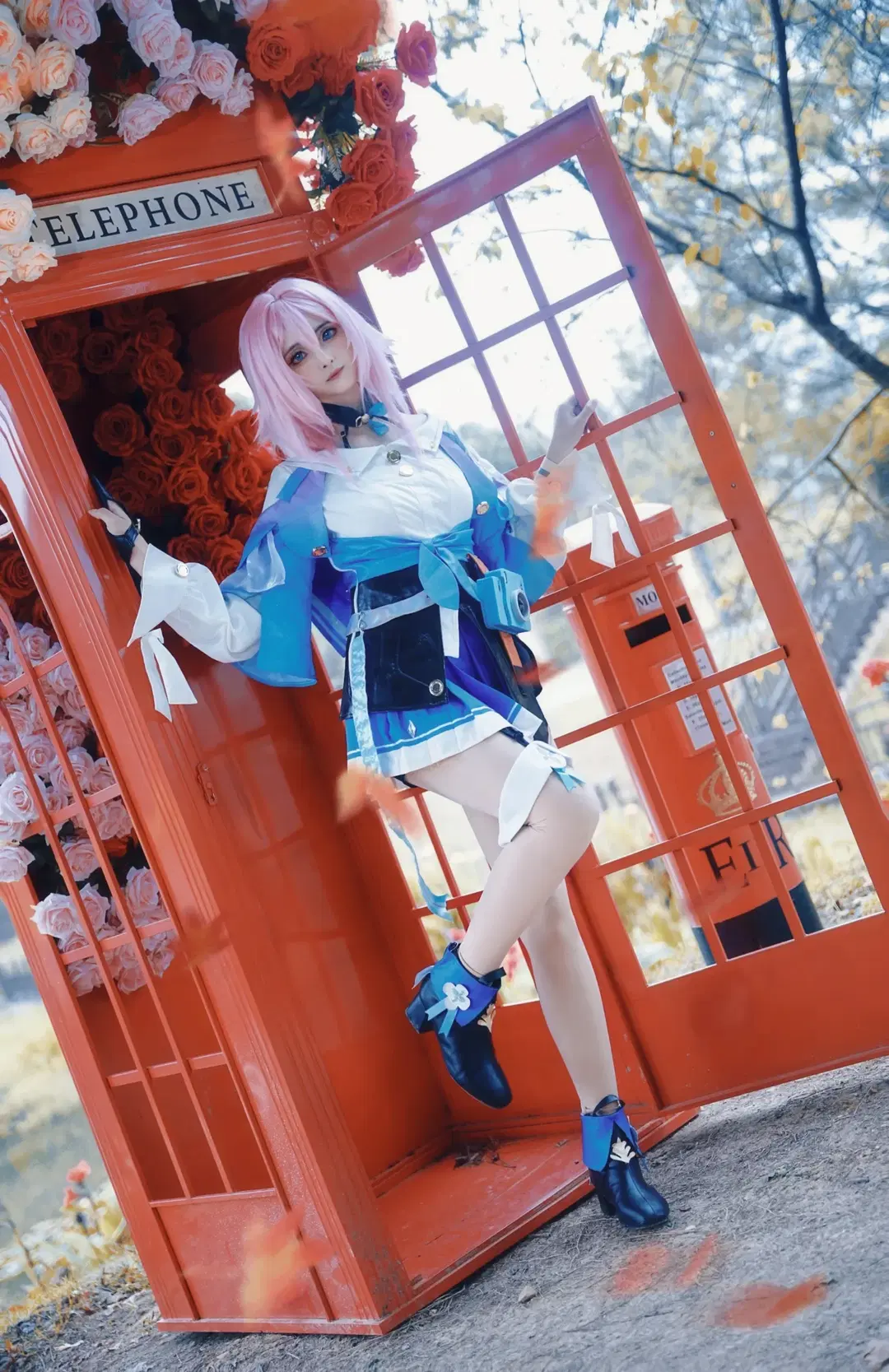 【三月七cos】星穹铁道里的粉色元气少女 - 倾寒 - 第6张