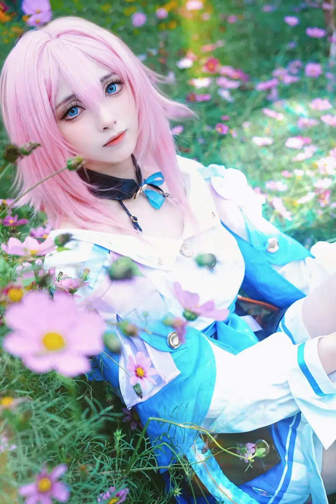 【三月七cos】花海中的元气少女 - 倾寒 - 第4张
