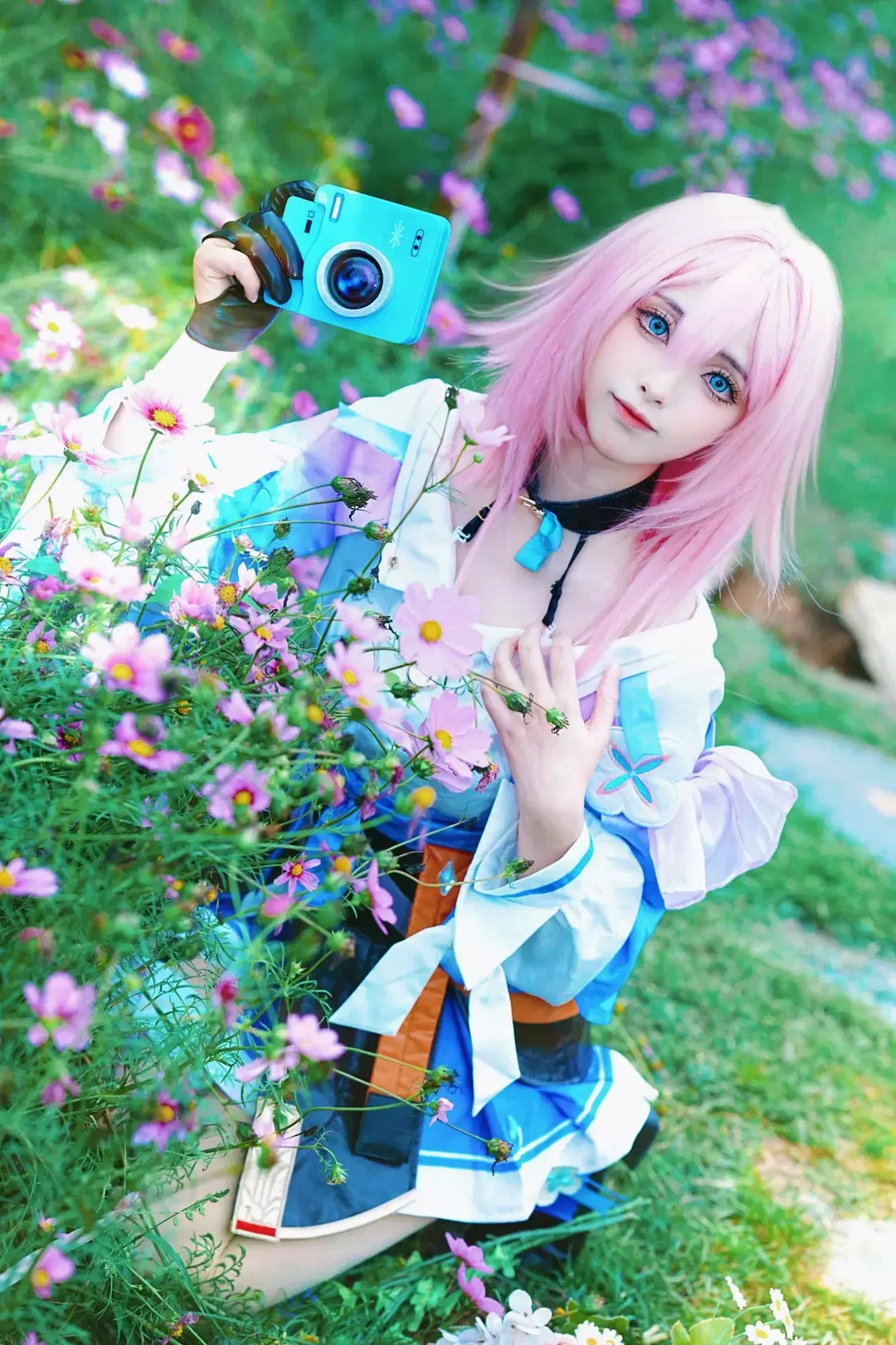 【三月七cos】花海中的元气少女 - 倾寒 - 第6张
