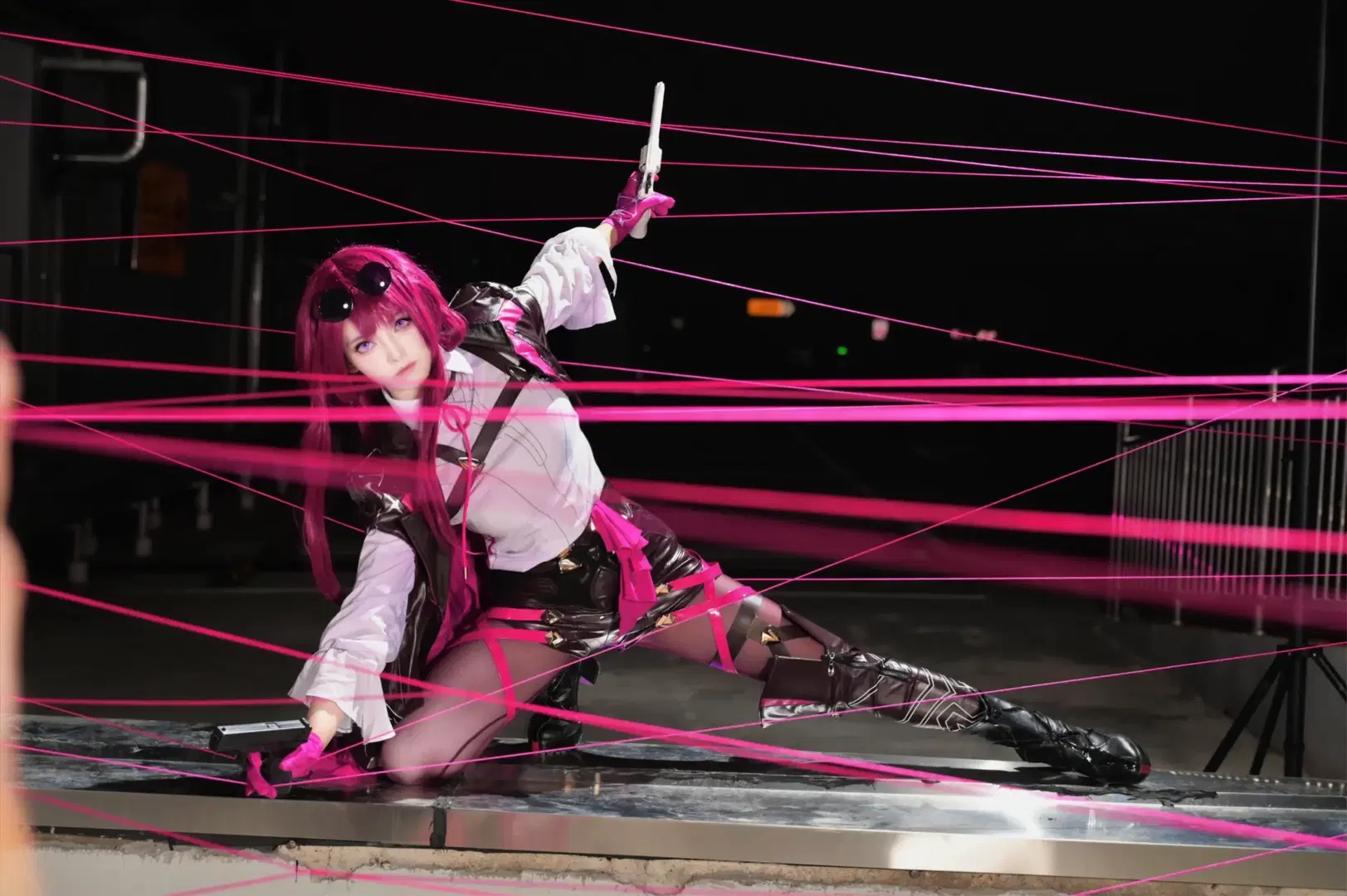 【卡芙卡cos】星穹铁道粉色激光阵，感受卡妈妈的压迫感