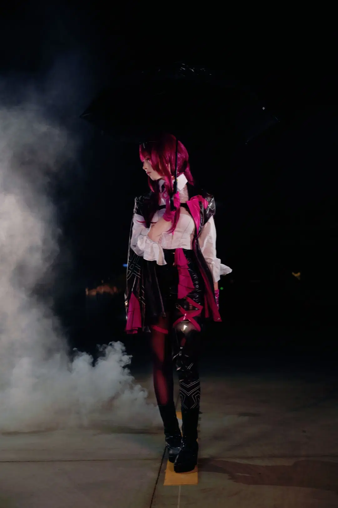 【卡芙卡cos】星穹铁道粉色激光阵，感受卡妈妈的压迫感 - 倾寒 - 第4张
