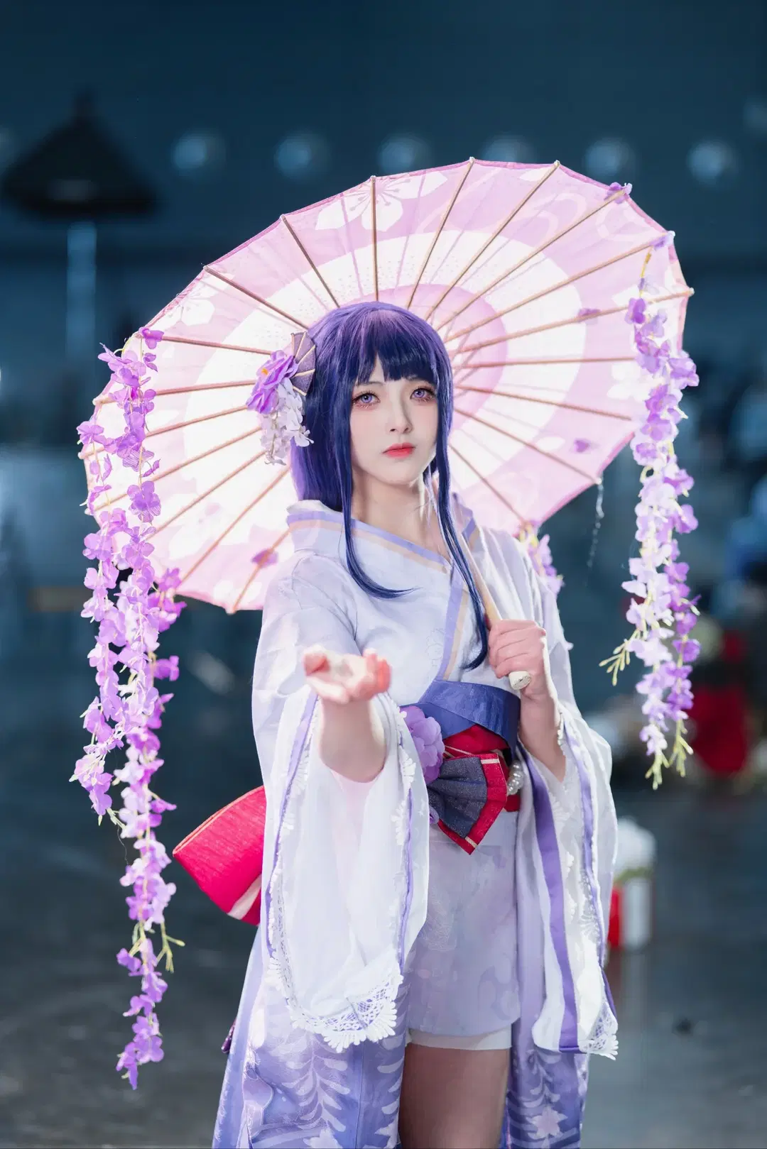 【雷电真cos】原神紫藤花下的温柔光影 - 倾寒 - 第10张
