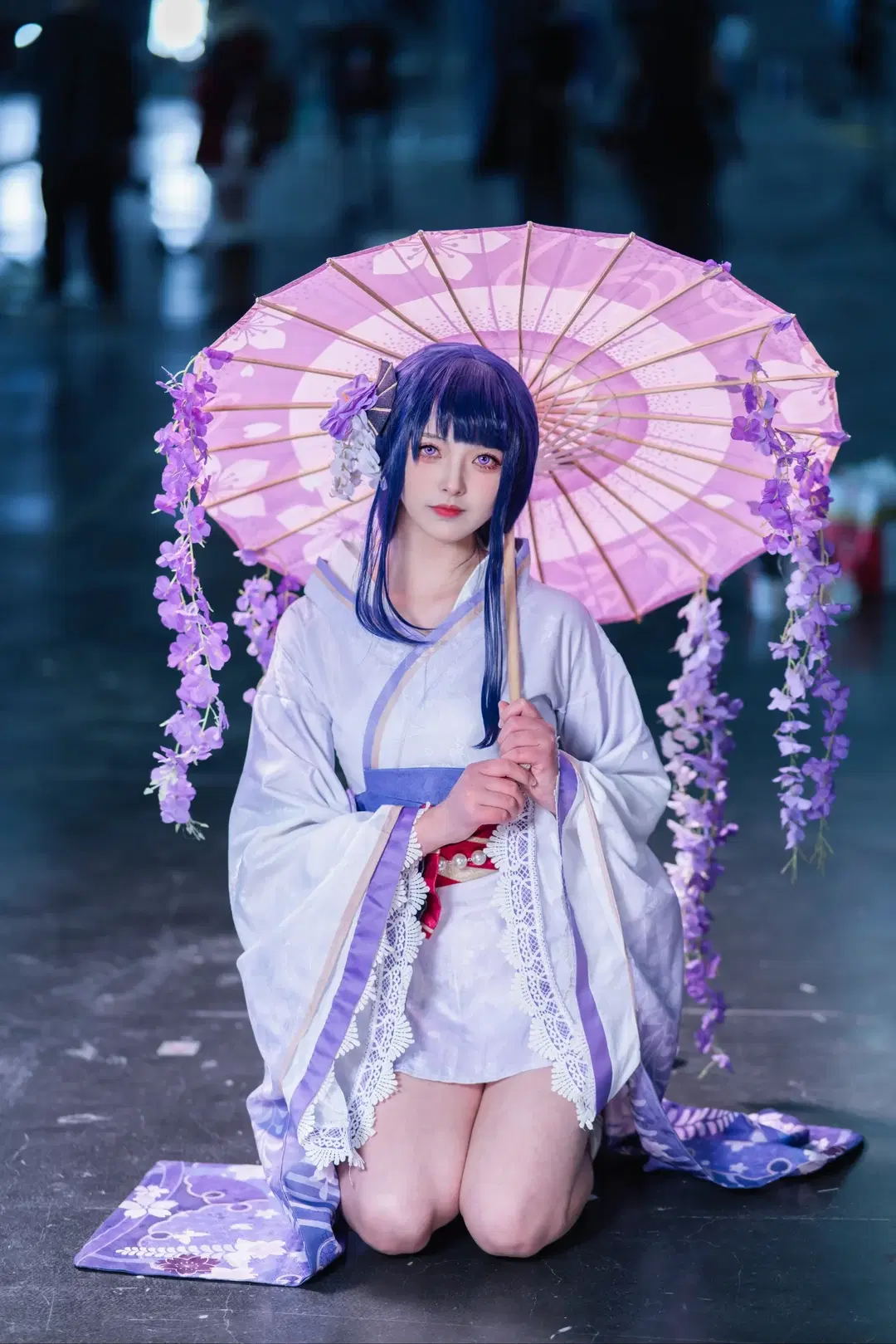 【雷电真cos】原神紫藤花下的温柔光影 - 倾寒 - 第4张