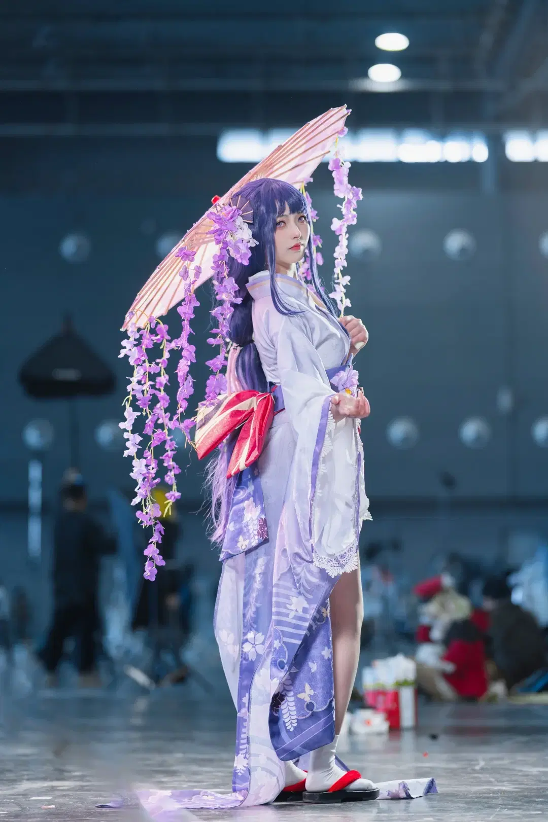 【雷电真cos】原神紫藤花下的温柔光影 - 倾寒 - 第7张