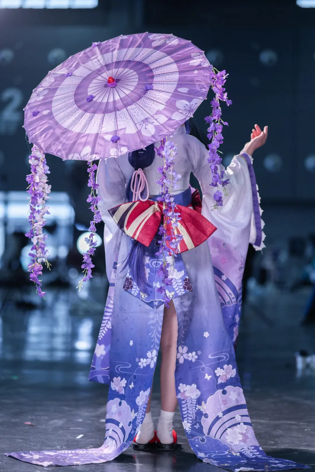 【雷电真cos】原神紫藤花下的温柔光影 - 倾寒 - 第9张