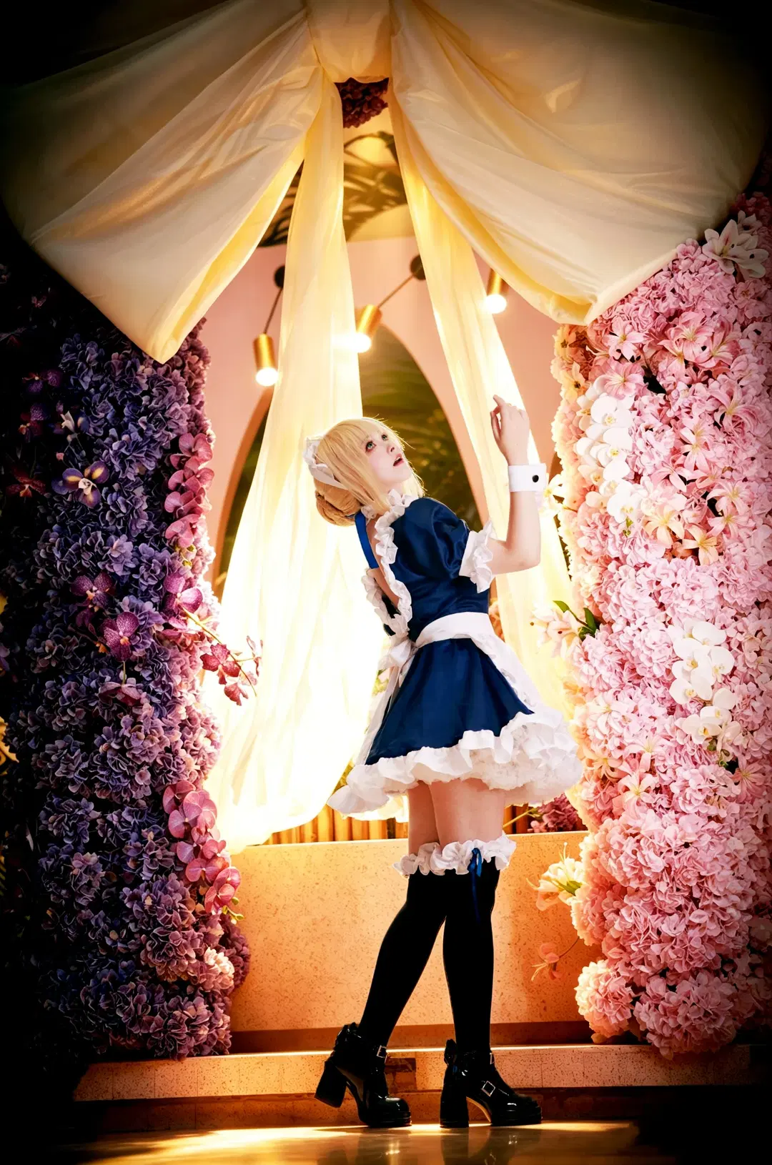 Altria cosplay, Fate/Grand Order, Fate/Grand Order, Saber, Stockings