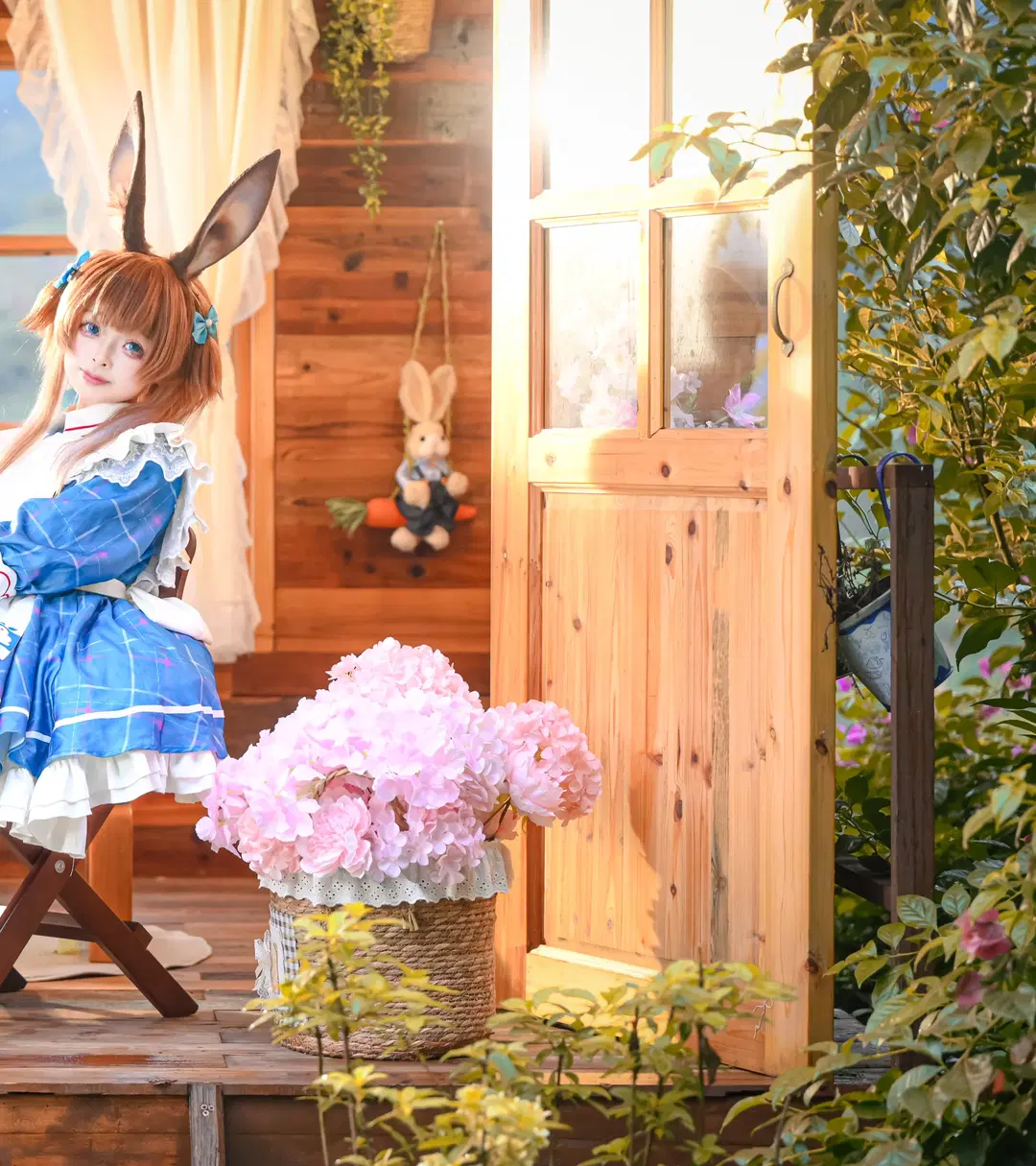 【アーミヤ コスプレ】アークナイツ×ホワイトラビット コラボ ミルキーバニーの装い - 米冷（隔壁万粉了！超开心~） - 2枚目