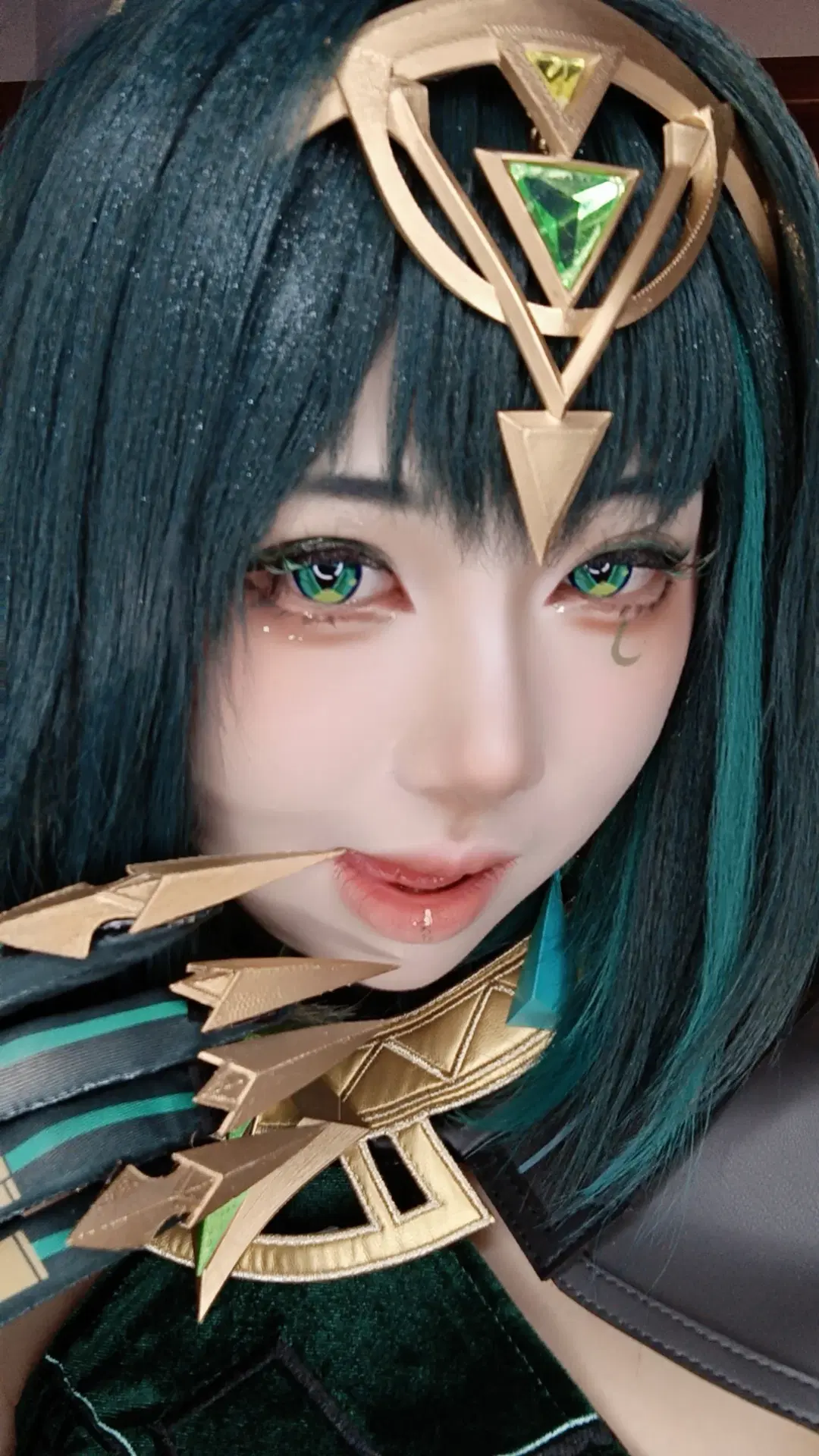 【奈芙爾cos】墨綠與金色的奇幻視覺碰撞 - 柒瑜染月 - 第4張