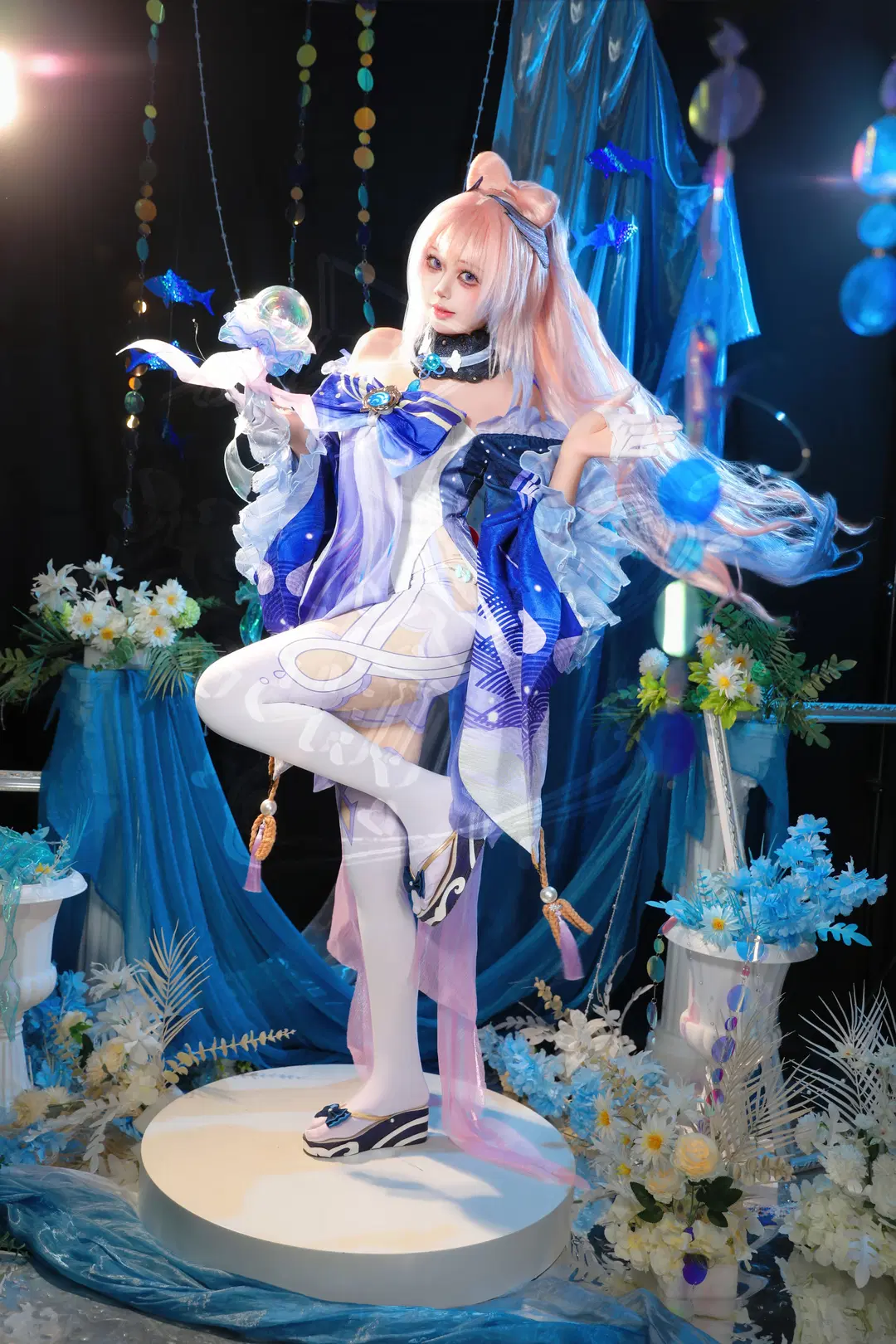 [Sangonomiya Kokomi cosplay] Shimmering Ripples and Blue Reverie in the Deep Sea by 柒瑜染月 - Image 3
