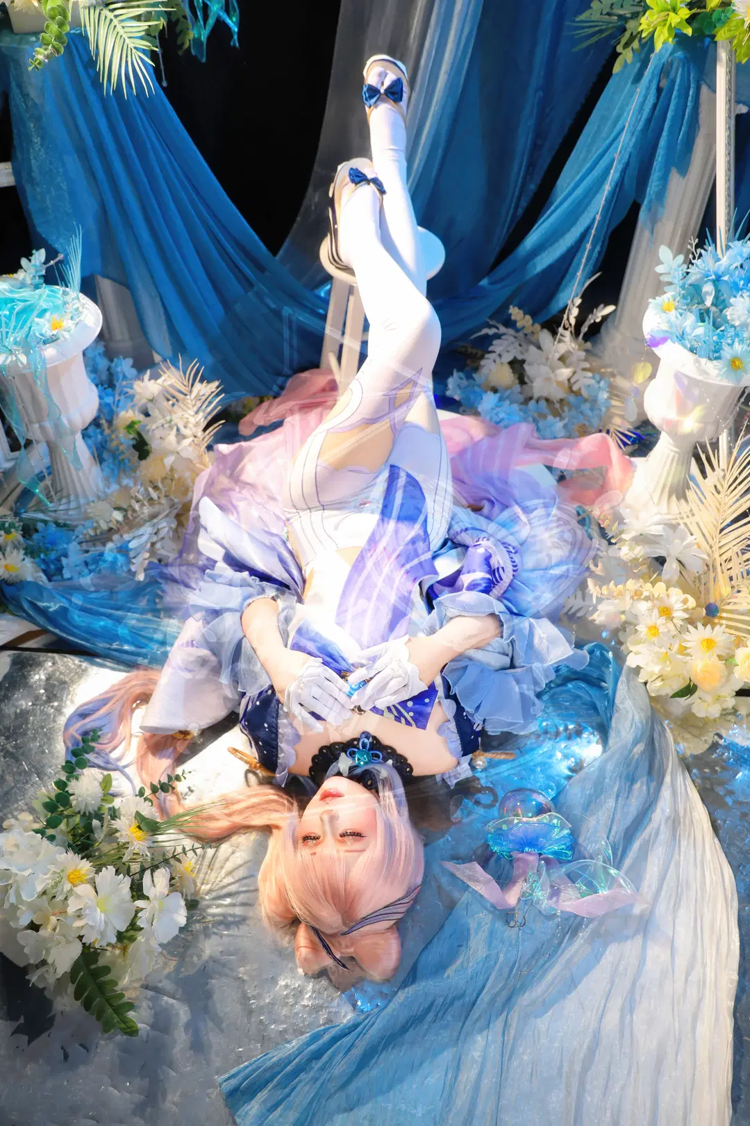 [Sangonomiya Kokomi cosplay] Shimmering Ripples and Blue Reverie in the Deep Sea by 柒瑜染月 - Image 6