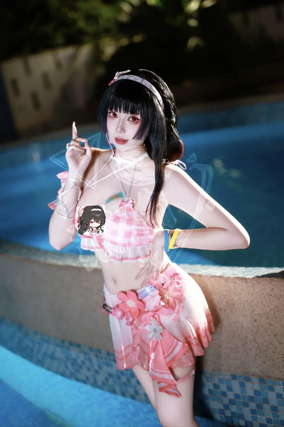 【千咲cos】鳴潮的夏日蜜桃冰