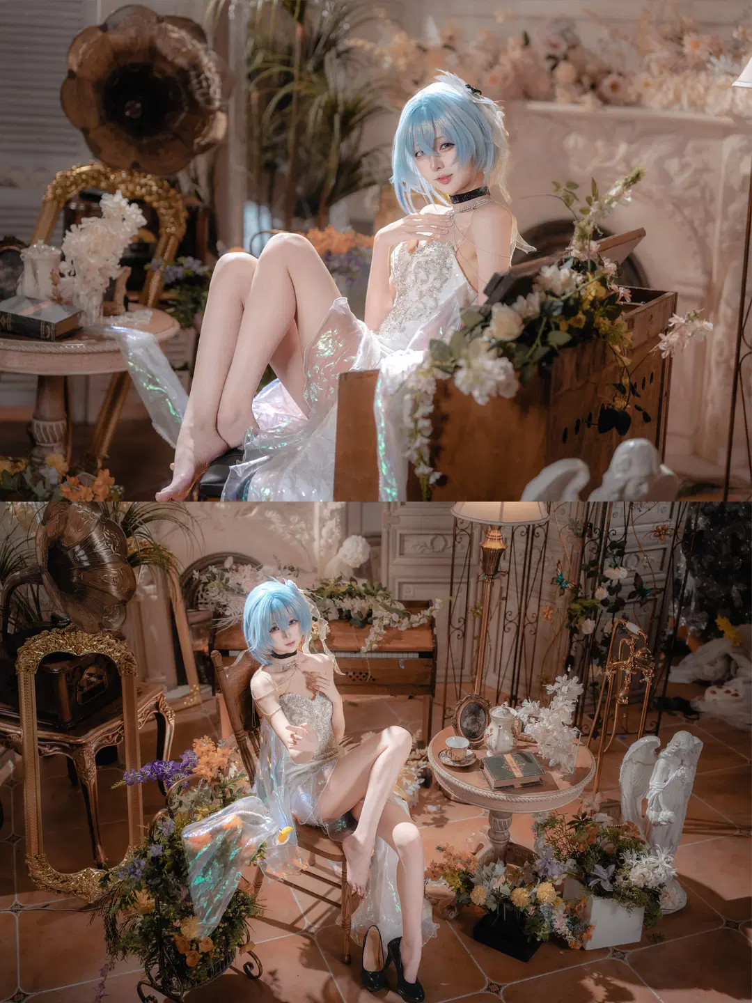 【守岸人cos】鳴潮守岸人，白色禮服與復古光影的優雅碰撞 - hyber - 第7張