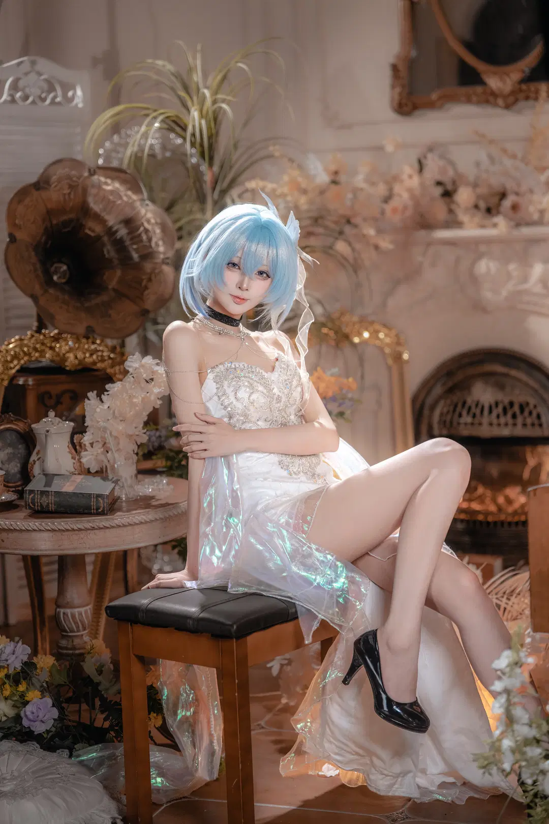 【守岸人cos】鳴潮守岸人，白色禮服與復古光影的優雅碰撞 - hyber - 第8張