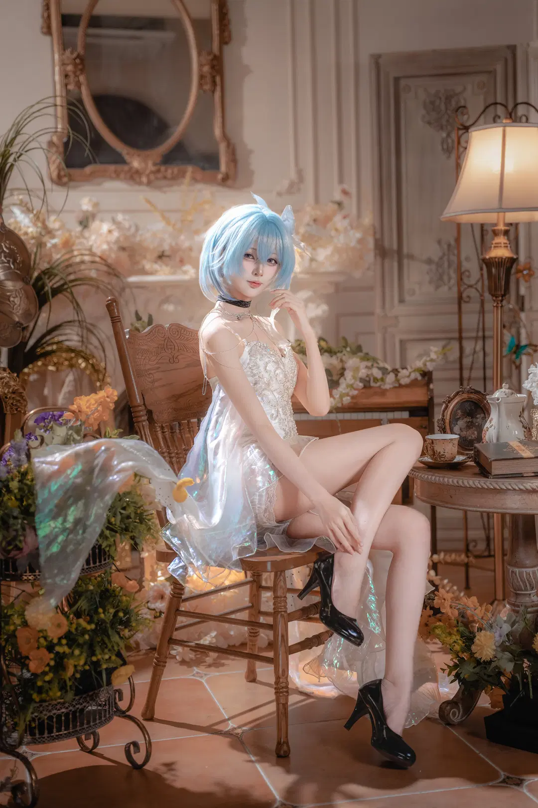 【守岸人cos】鳴潮守岸人，白色禮服與復古光影的優雅碰撞 - hyber - 第9張