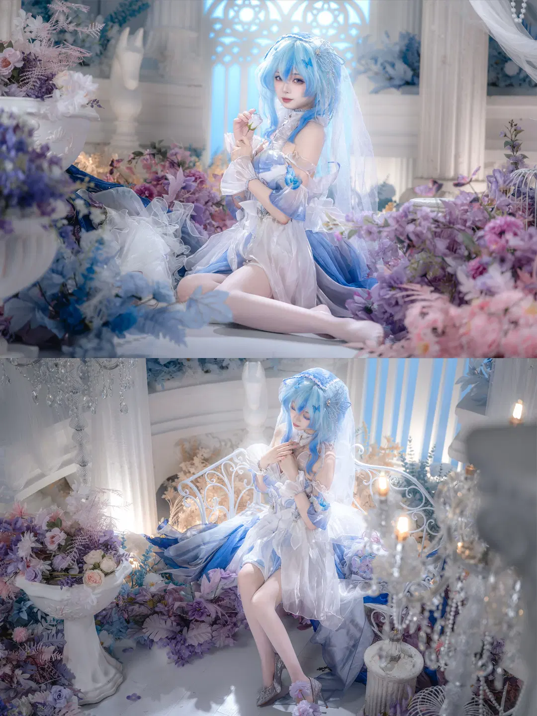 【守岸人cos】鳴潮花嫁，一夢入花間白紗落下 - hyber - 第10張