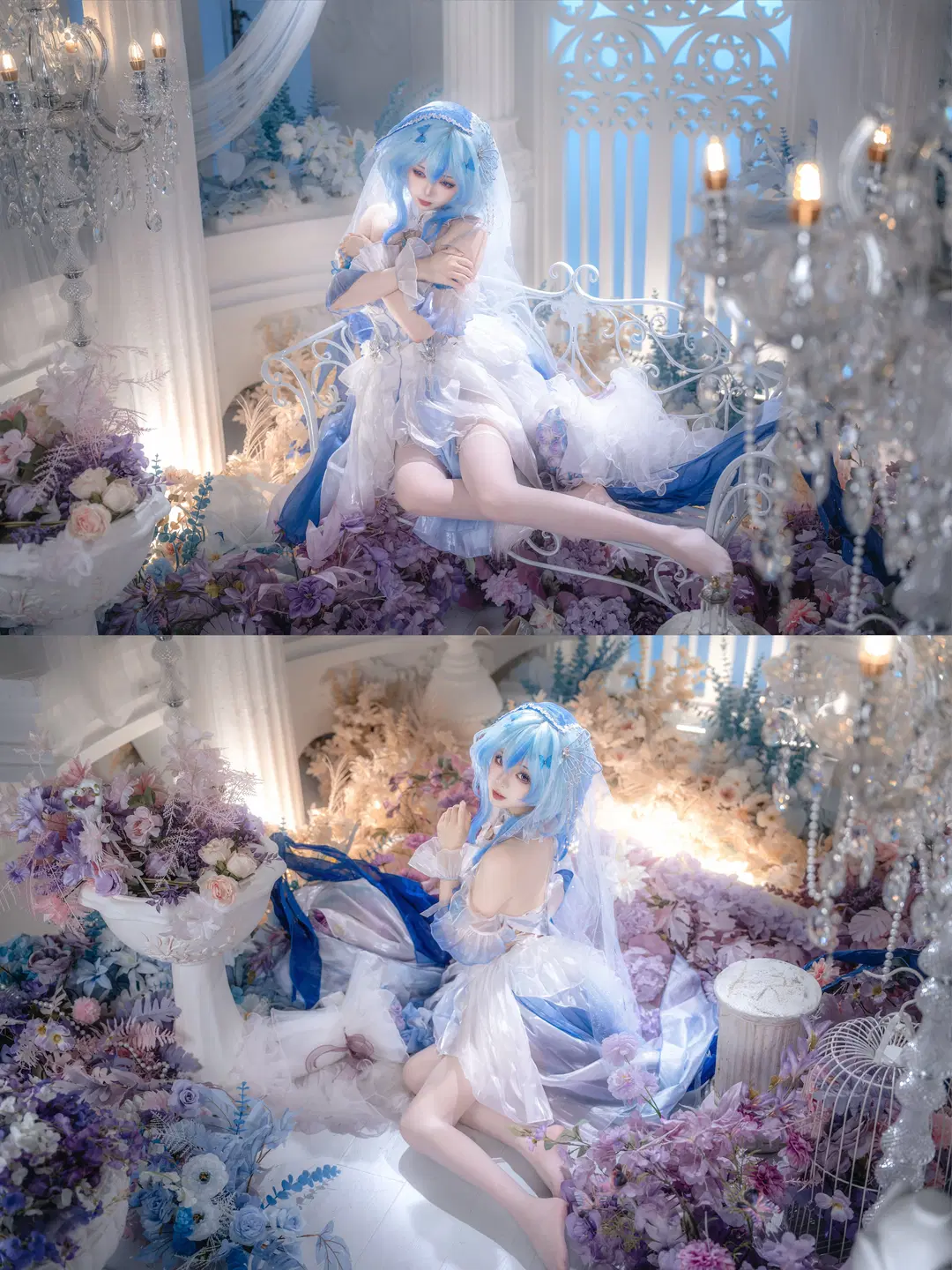 【守岸人cos】鳴潮花嫁，一夢入花間白紗落下 - hyber - 第3張