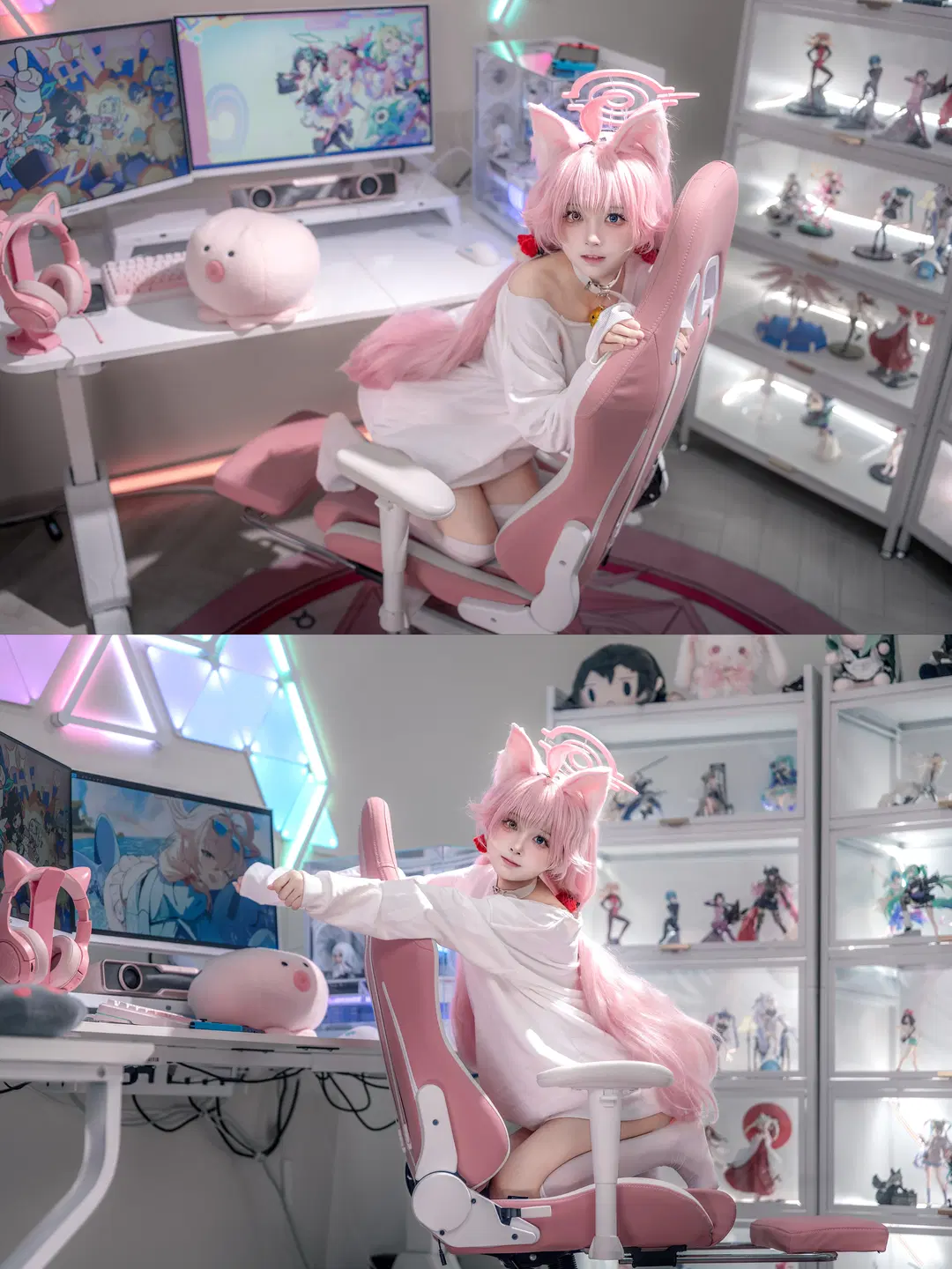 【小鸟游星野cos】蔚蓝档案的猫耳少女，今天也想偷偷懒 - hyber - 第10张
