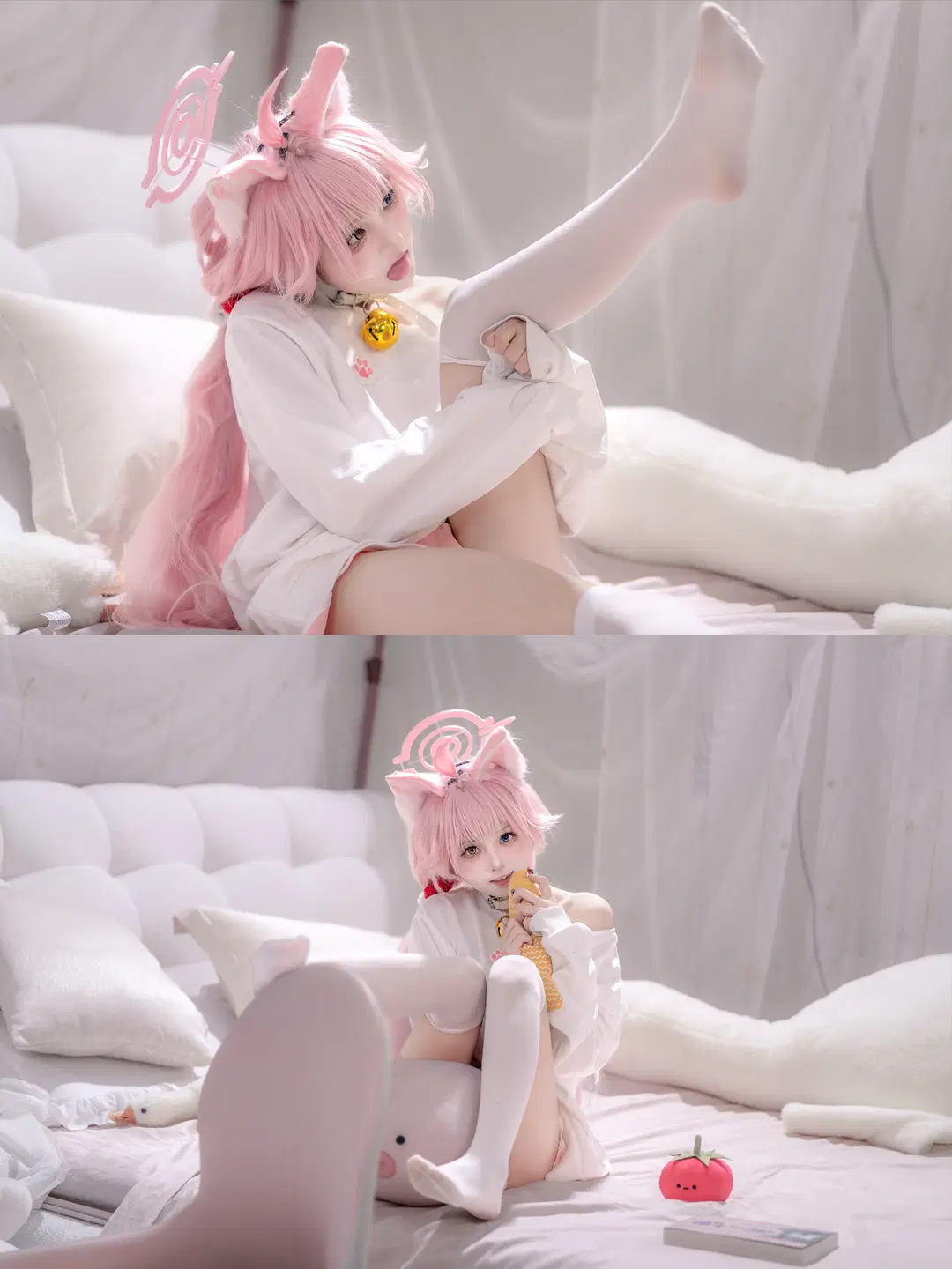 【小鸟游星野cos】蔚蓝档案的猫耳少女，今天也想偷偷懒 - hyber - 第2张