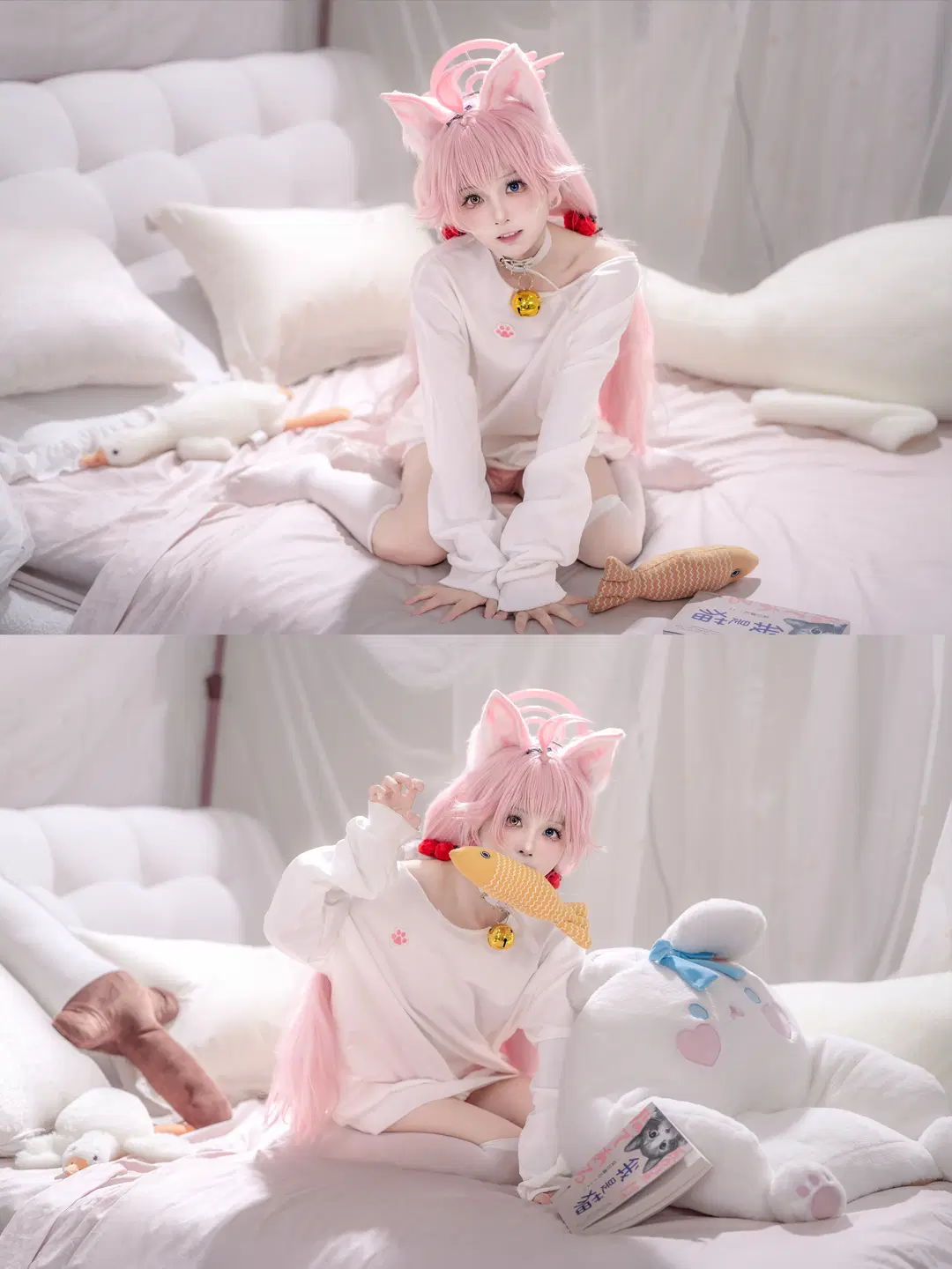 【小鸟游星野cos】蔚蓝档案的猫耳少女，今天也想偷偷懒 - hyber - 第4张