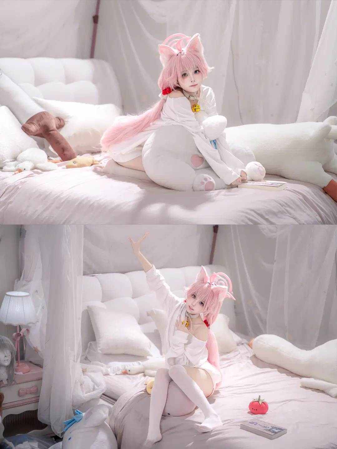 【小鸟游星野cos】蔚蓝档案的猫耳少女，今天也想偷偷懒 - hyber - 第5张