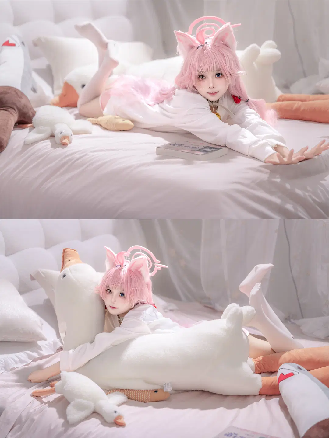【小鸟游星野cos】蔚蓝档案的猫耳少女，今天也想偷偷懒 - hyber - 第6张