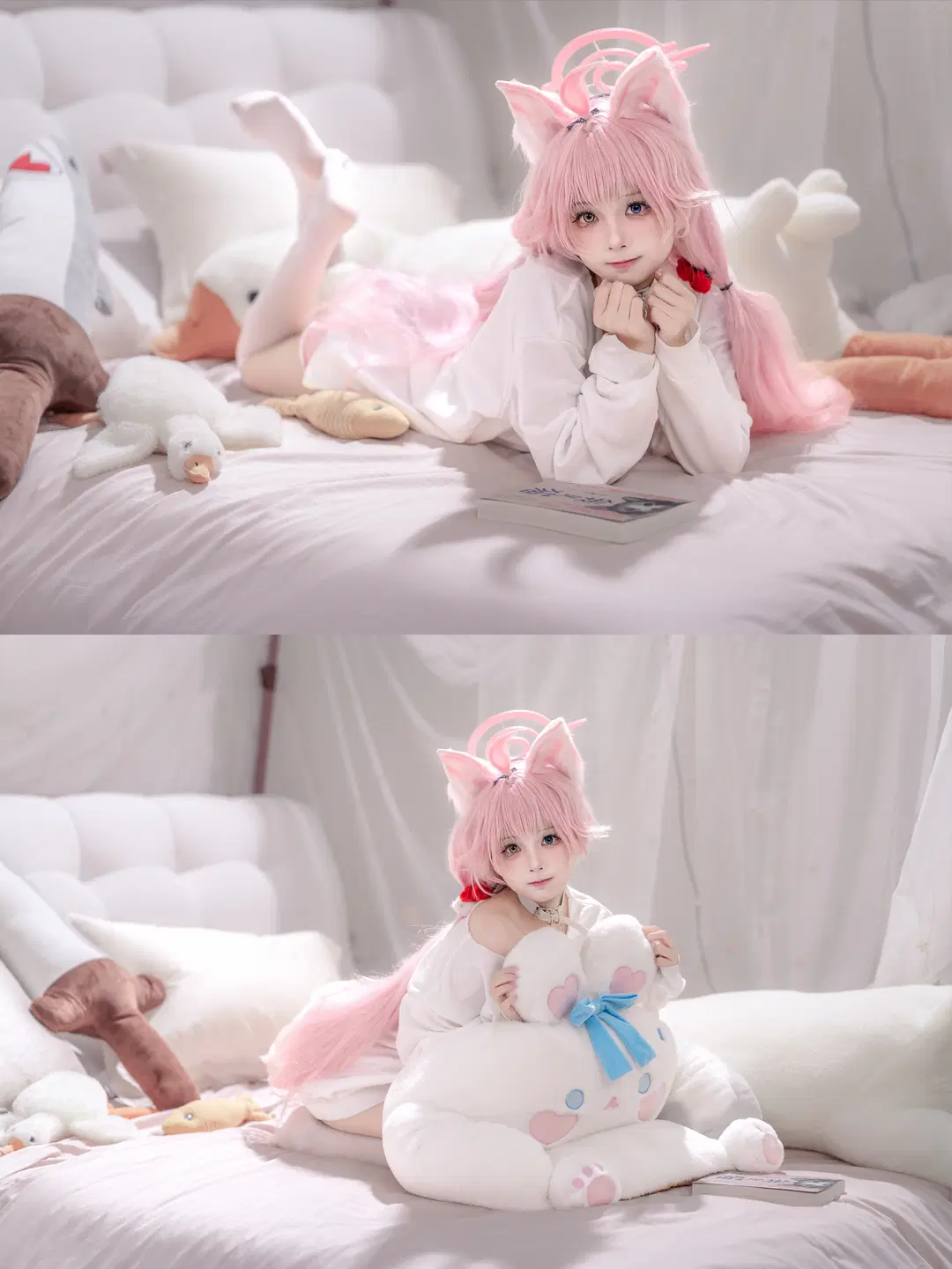 【小鸟游星野cos】蔚蓝档案的猫耳少女，今天也想偷偷懒 - hyber - 第7张