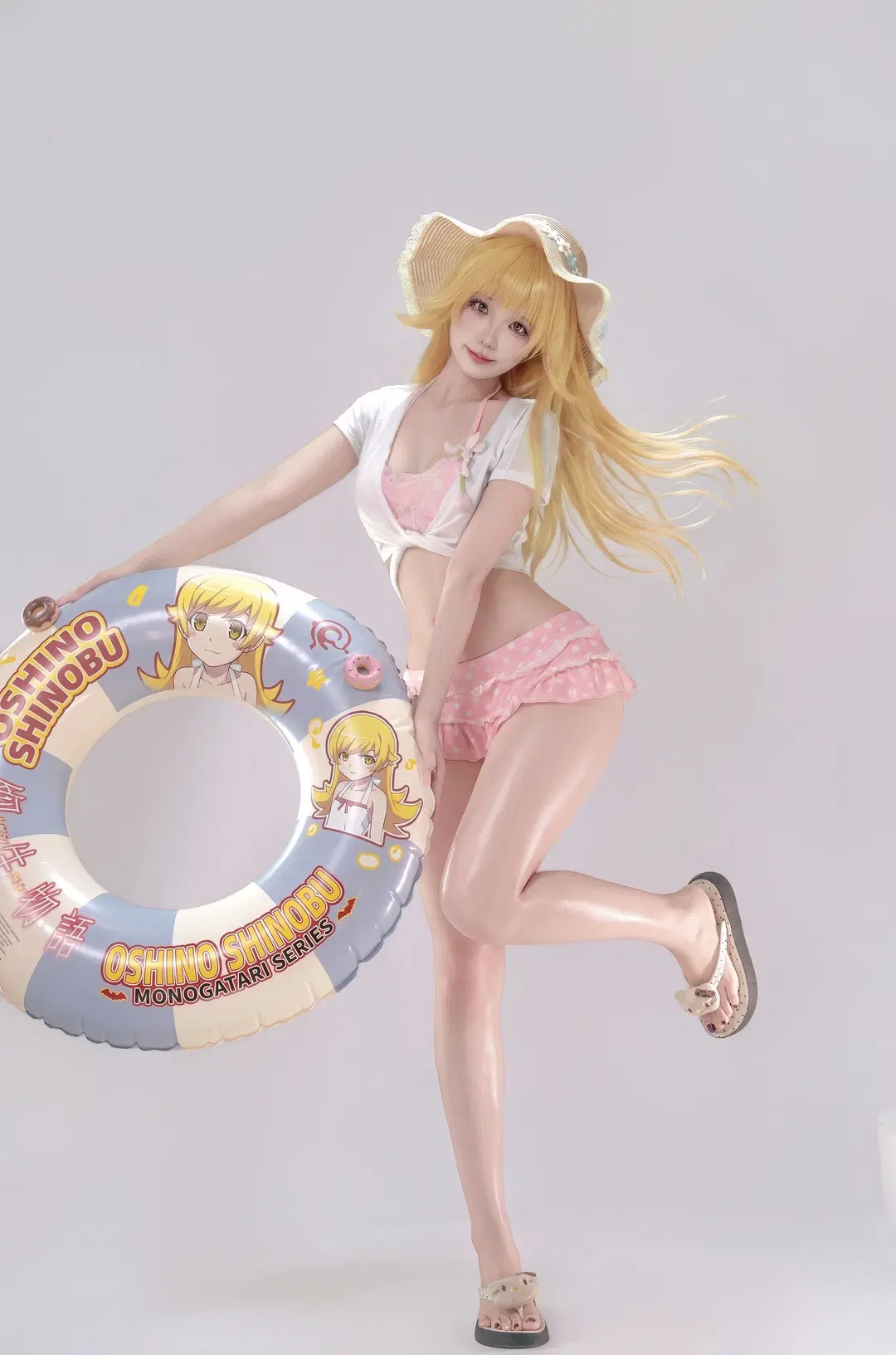 【忍野忍コスプレ】〈物語〉シリーズ 夏の爽やかなビーチスタイル - 柚子ski - 2枚目