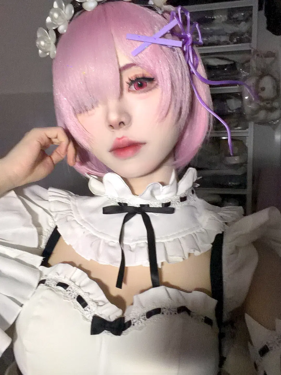 【拉姆cos】從零開始的異世界 粉色短髮與蕾絲女僕裝的還原日常 - 小柜 - 第2張