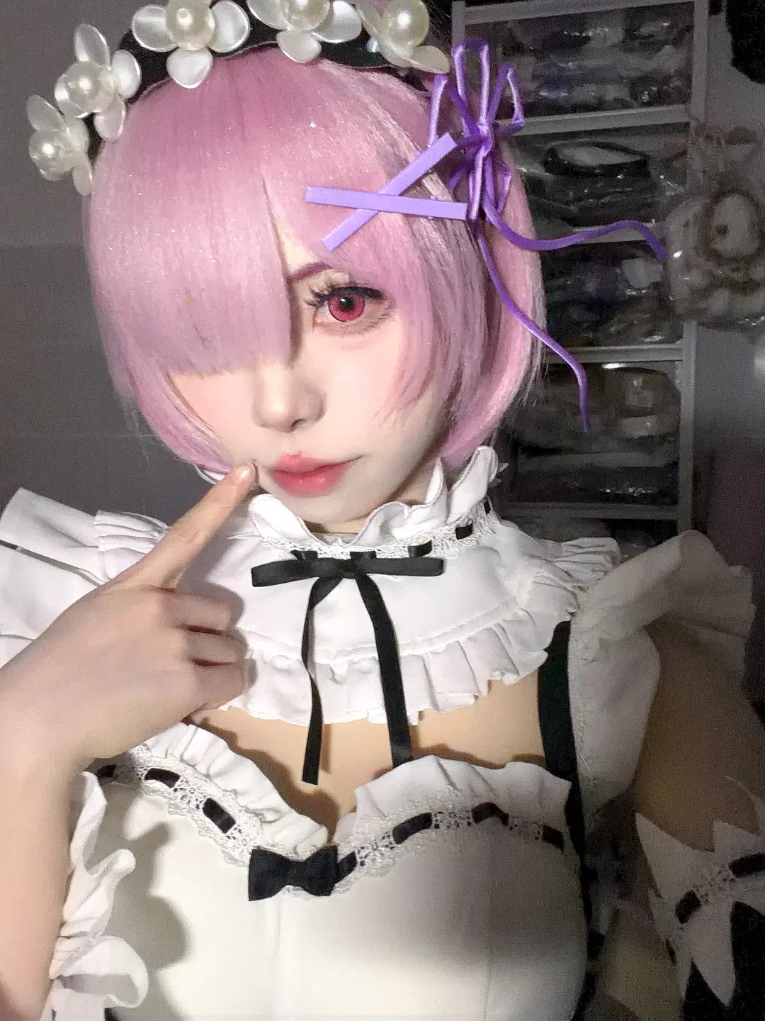 【拉姆cos】從零開始的異世界 粉色短髮與蕾絲女僕裝的還原日常 - 小柜 - 第4張